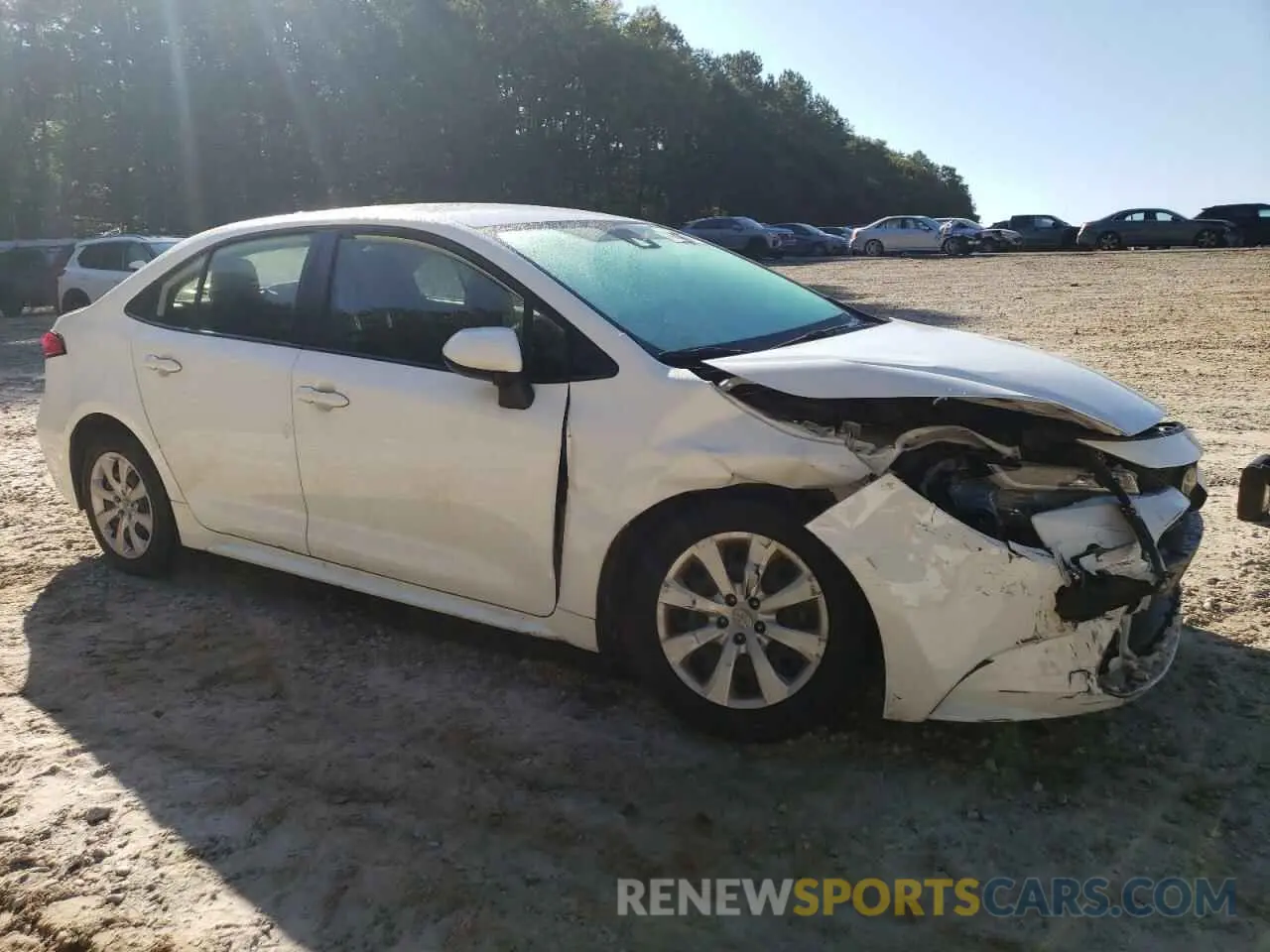 4 Photograph of a damaged car JTDEPRAE3LJ019155 TOYOTA COROLLA 2020