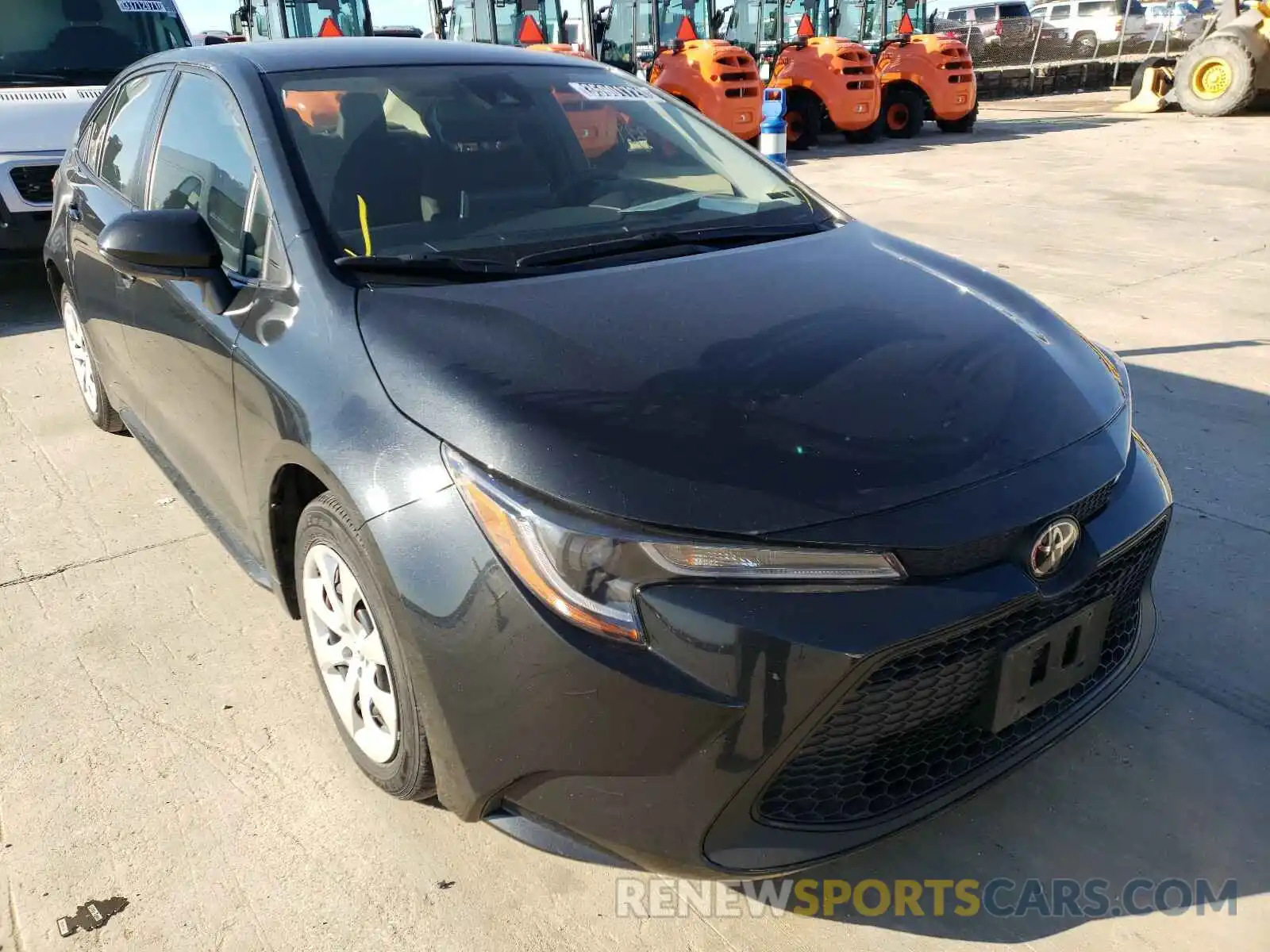 1 Photograph of a damaged car JTDEPRAE3LJ020130 TOYOTA COROLLA 2020