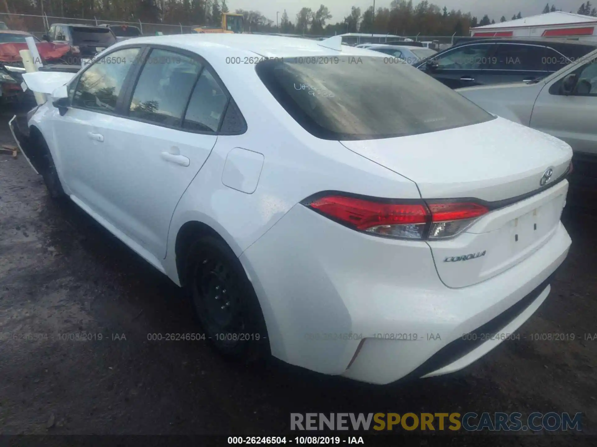 3 Photograph of a damaged car JTDEPRAE3LJ020631 TOYOTA COROLLA 2020