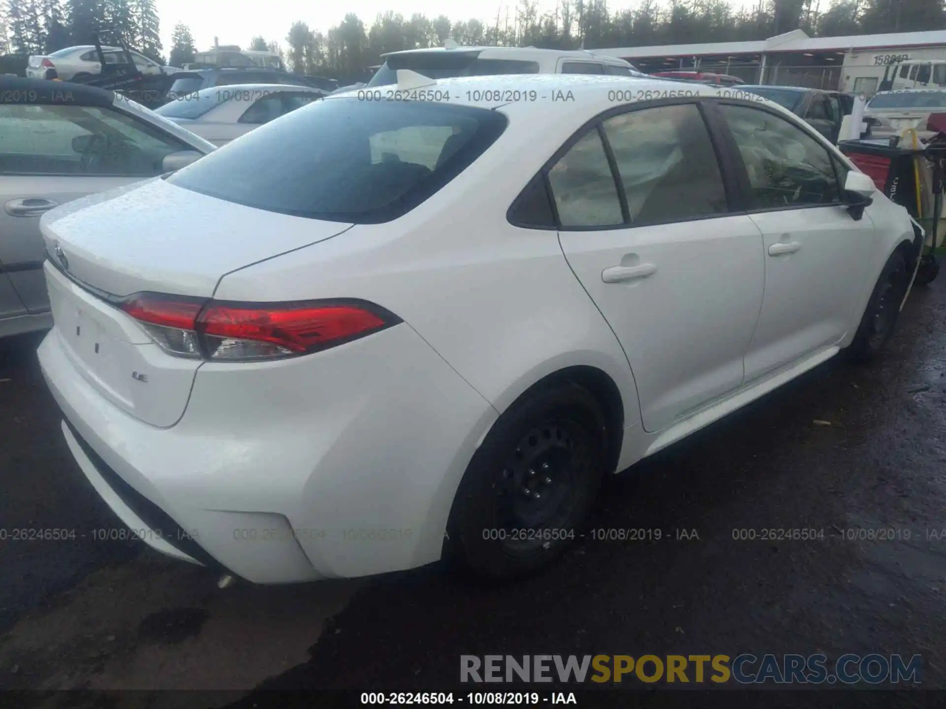 4 Photograph of a damaged car JTDEPRAE3LJ020631 TOYOTA COROLLA 2020