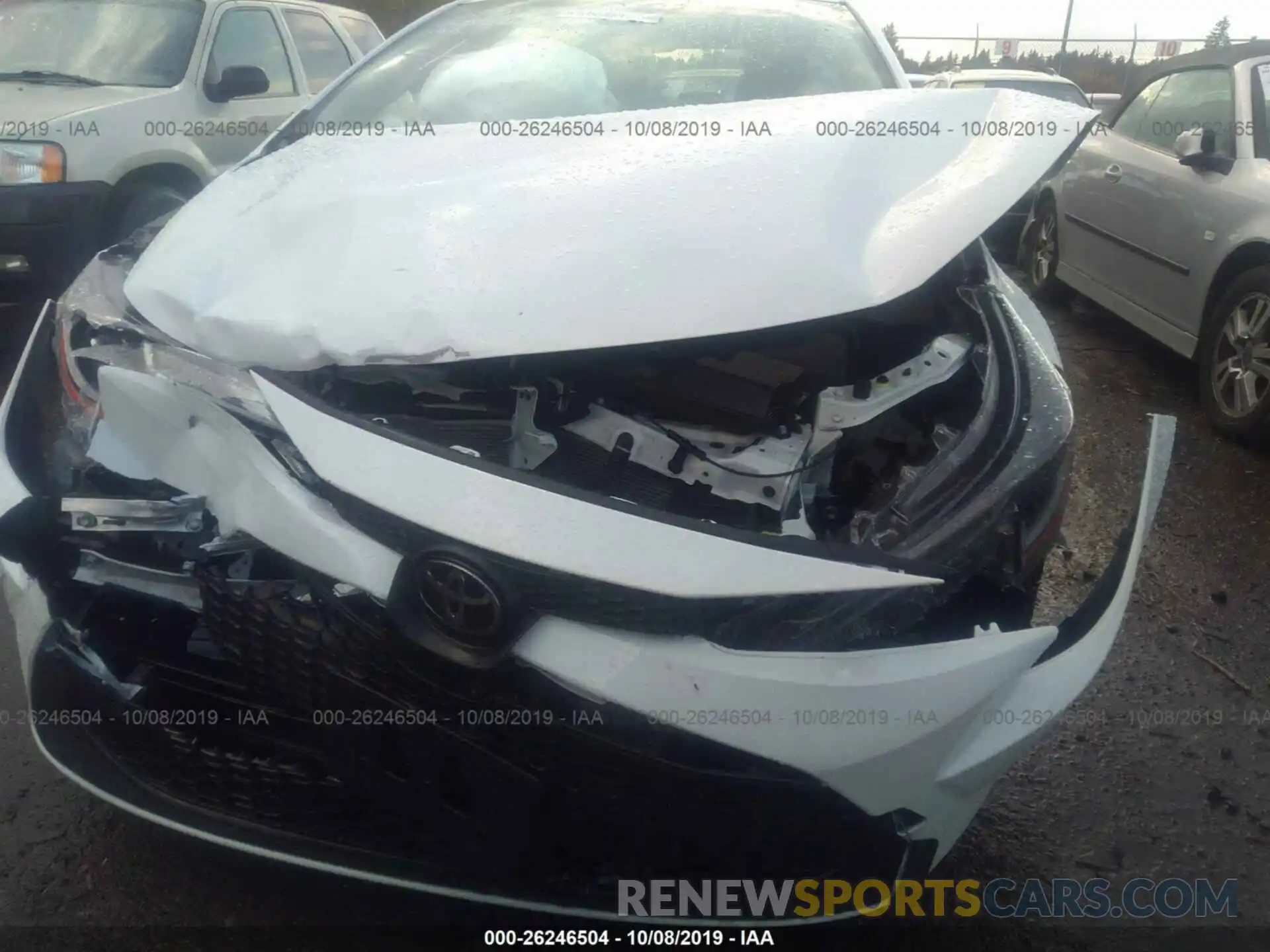 6 Photograph of a damaged car JTDEPRAE3LJ020631 TOYOTA COROLLA 2020