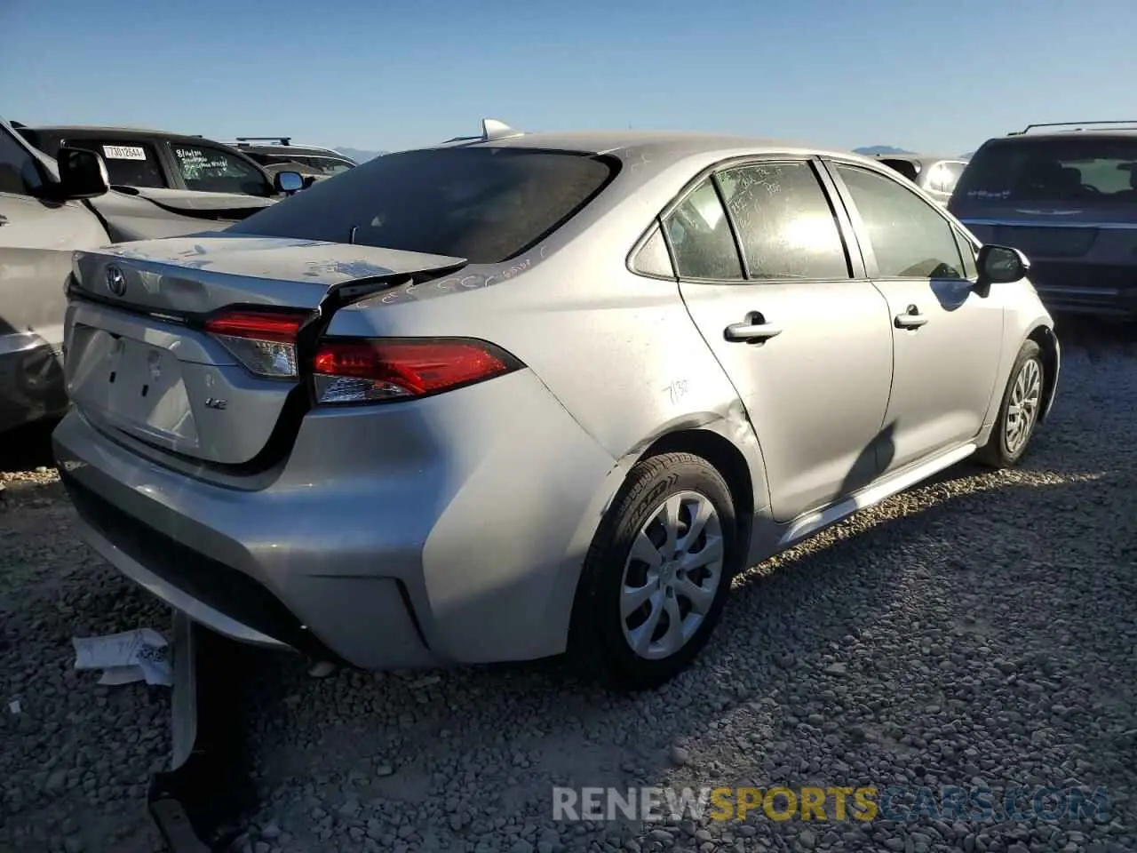 3 Photograph of a damaged car JTDEPRAE3LJ023089 TOYOTA COROLLA 2020