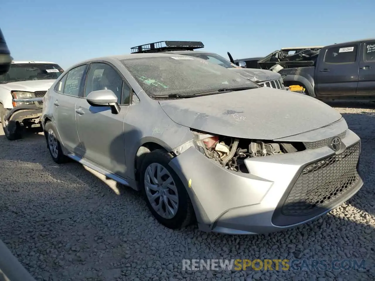 4 Photograph of a damaged car JTDEPRAE3LJ023089 TOYOTA COROLLA 2020
