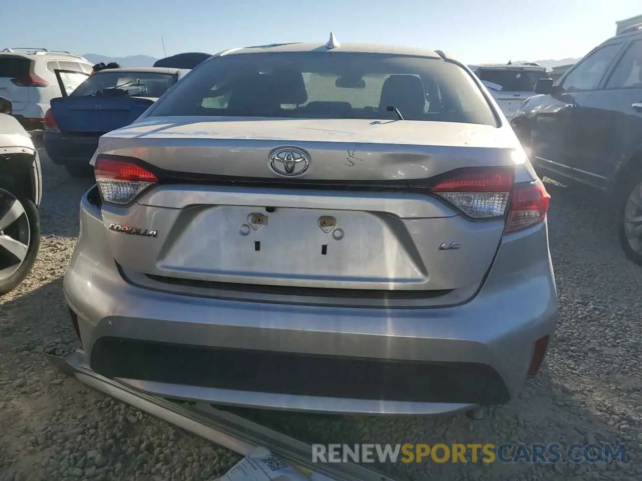 6 Photograph of a damaged car JTDEPRAE3LJ023089 TOYOTA COROLLA 2020