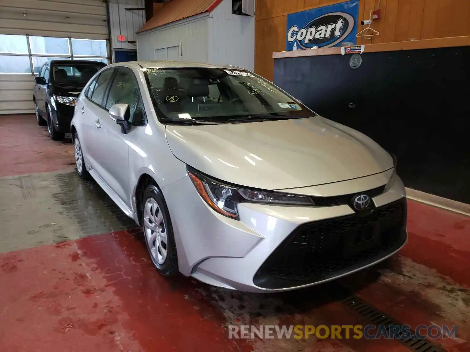 1 Photograph of a damaged car JTDEPRAE3LJ023724 TOYOTA COROLLA 2020