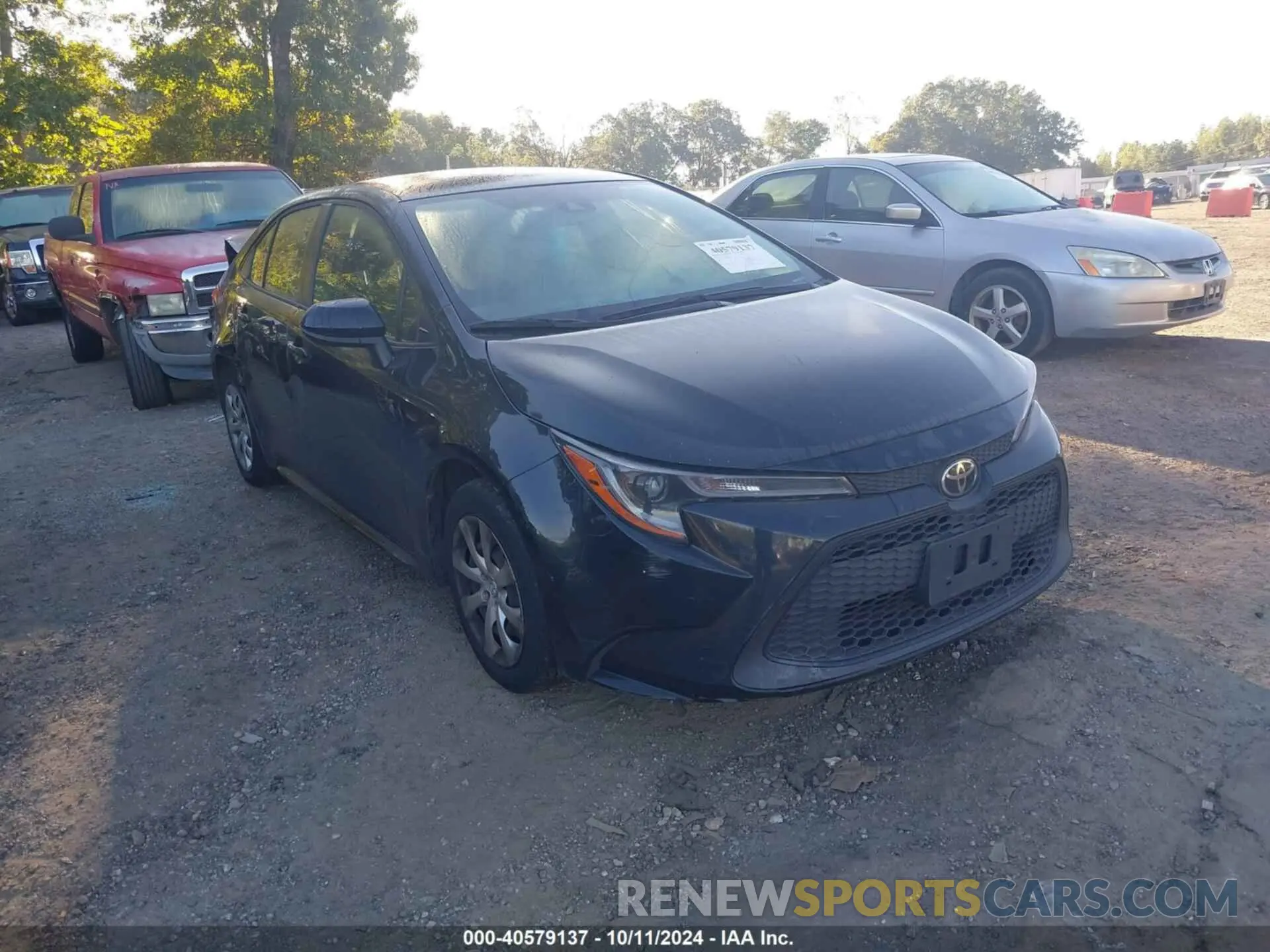1 Photograph of a damaged car JTDEPRAE3LJ025666 TOYOTA COROLLA 2020