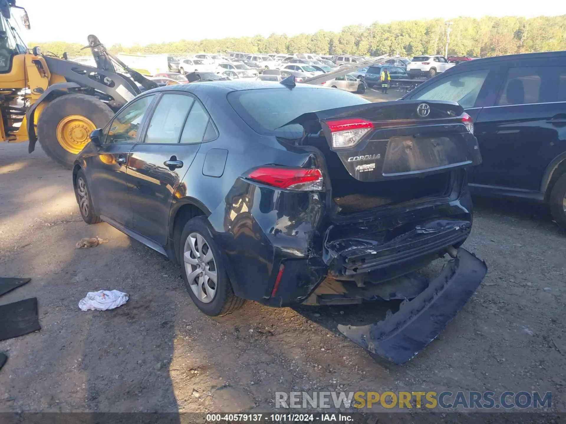 3 Photograph of a damaged car JTDEPRAE3LJ025666 TOYOTA COROLLA 2020
