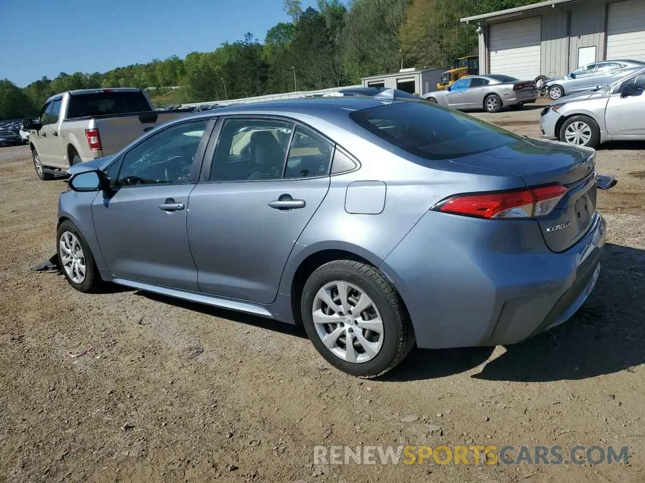 2 Photograph of a damaged car JTDEPRAE3LJ026333 TOYOTA COROLLA 2020