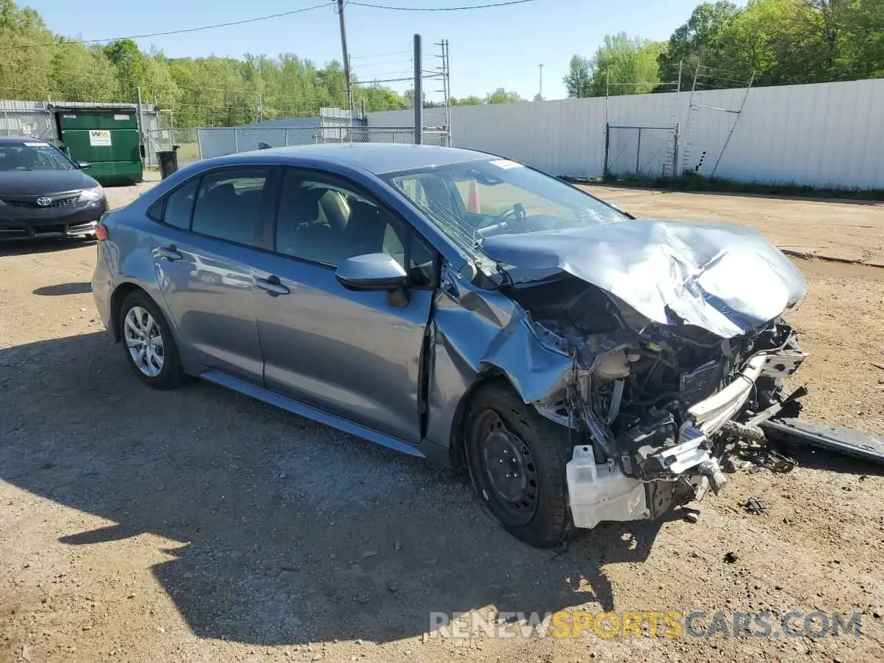 4 Photograph of a damaged car JTDEPRAE3LJ026333 TOYOTA COROLLA 2020