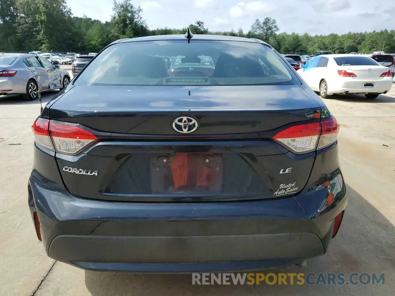 6 Photograph of a damaged car JTDEPRAE3LJ027126 TOYOTA COROLLA 2020