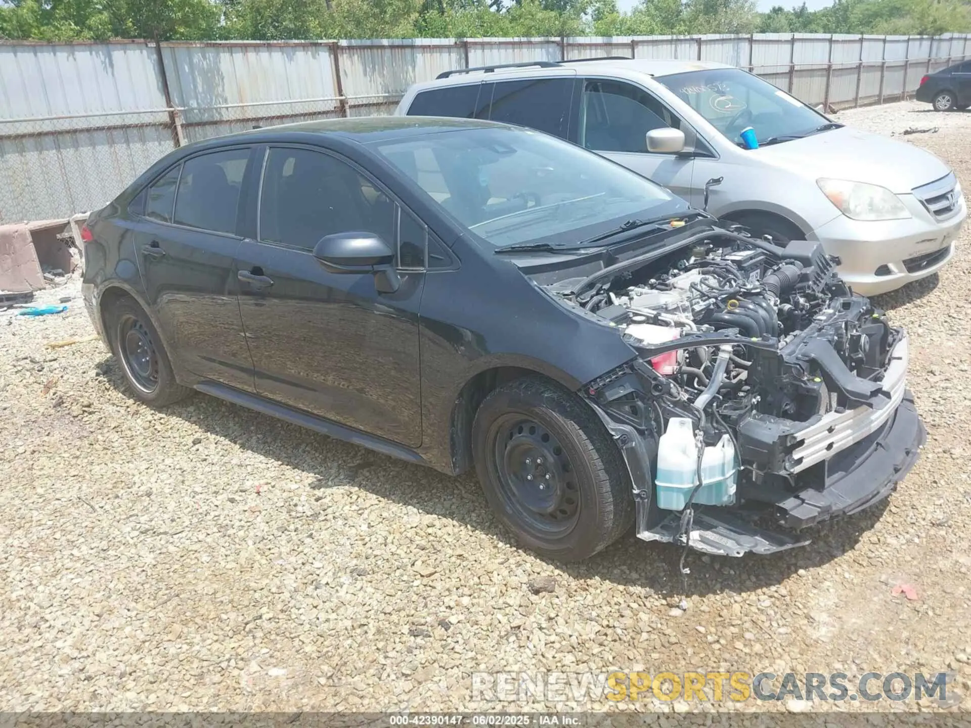 1 Photograph of a damaged car JTDEPRAE3LJ027224 TOYOTA COROLLA 2020