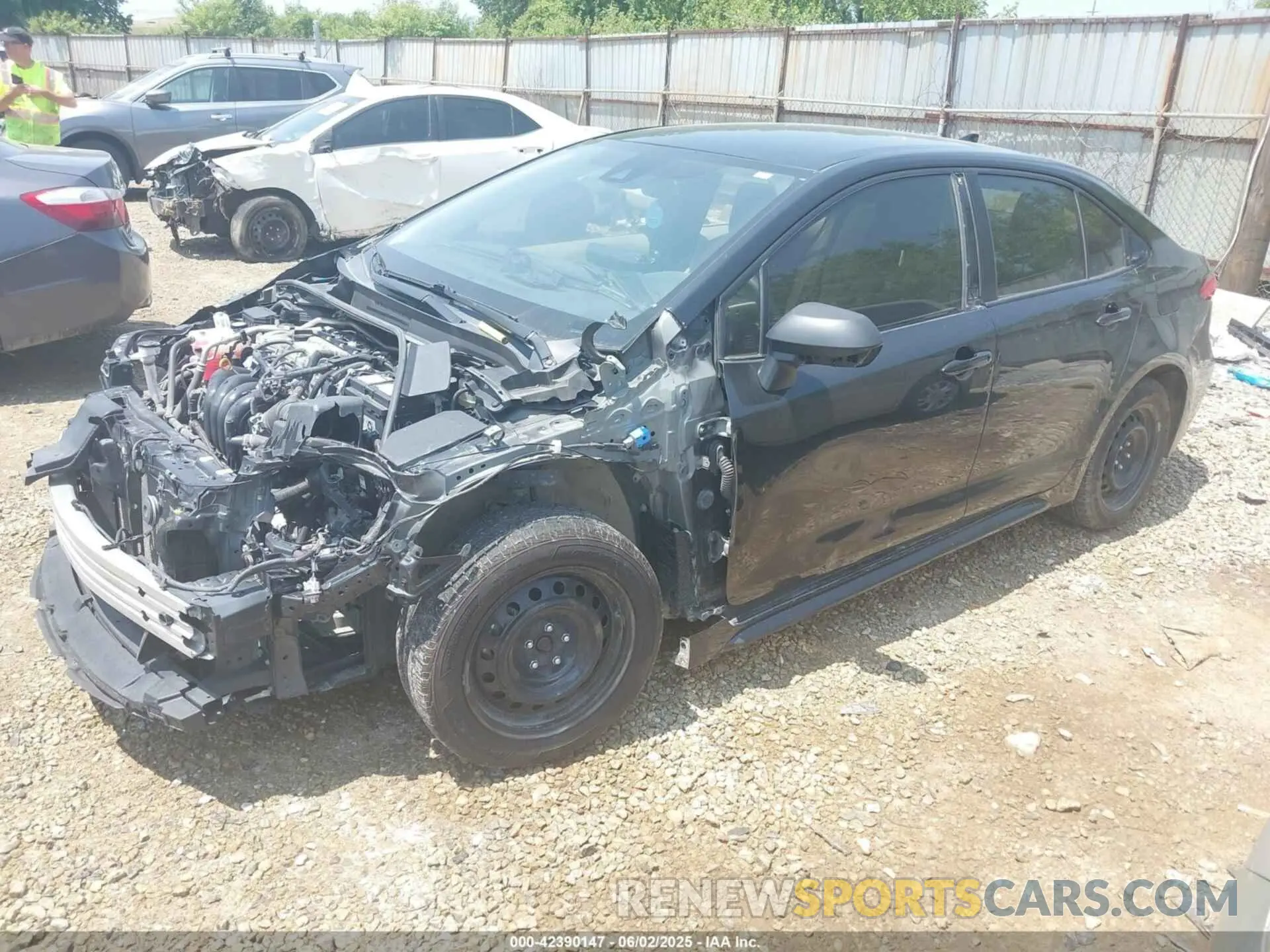 2 Photograph of a damaged car JTDEPRAE3LJ027224 TOYOTA COROLLA 2020