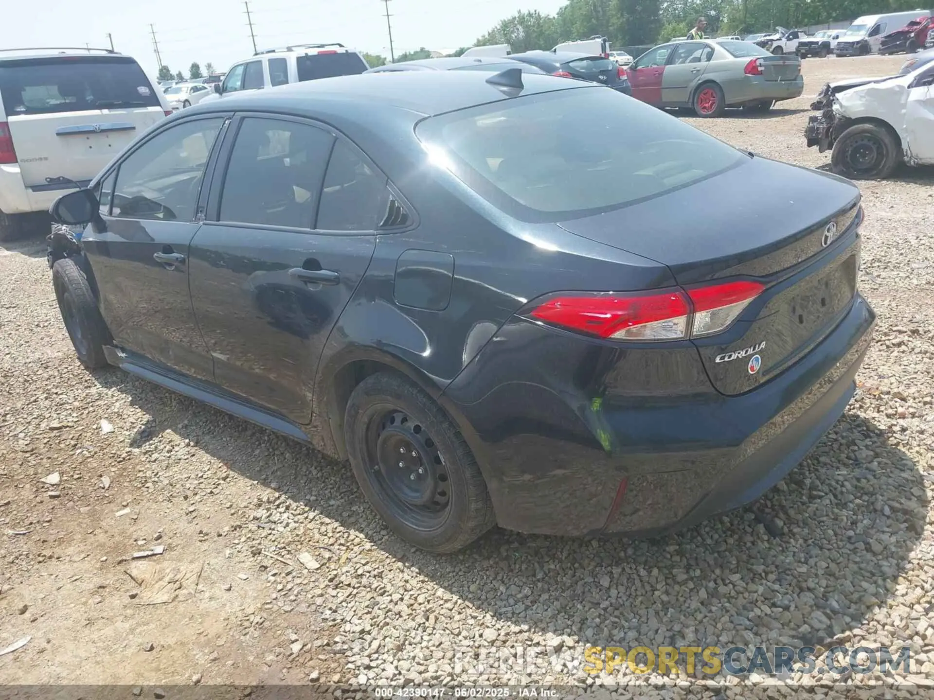 3 Photograph of a damaged car JTDEPRAE3LJ027224 TOYOTA COROLLA 2020