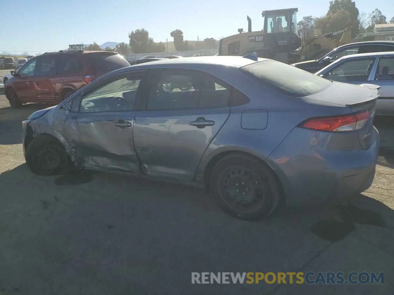 2 Photograph of a damaged car JTDEPRAE3LJ028115 TOYOTA COROLLA 2020