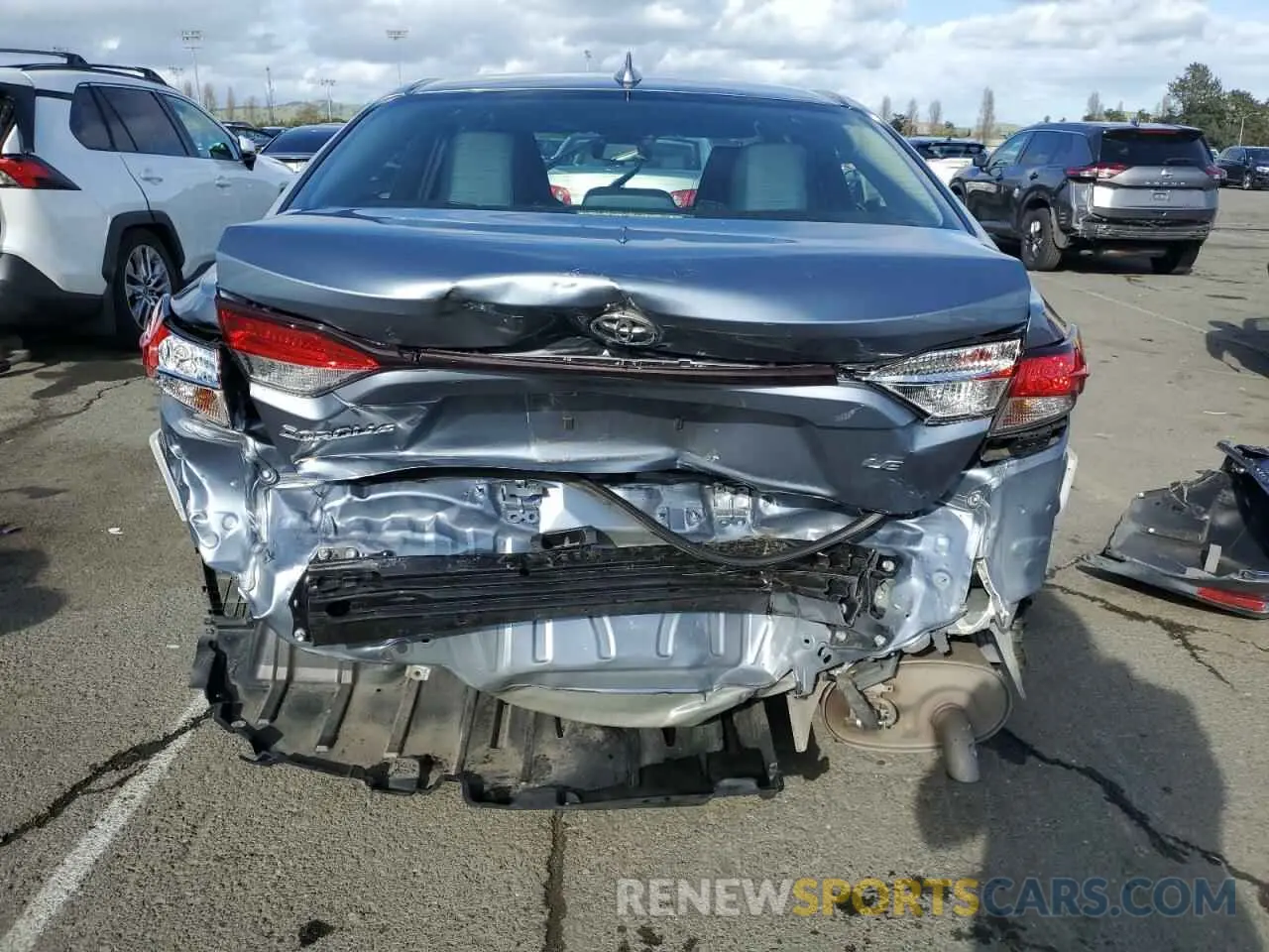 6 Photograph of a damaged car JTDEPRAE3LJ028938 TOYOTA COROLLA 2020