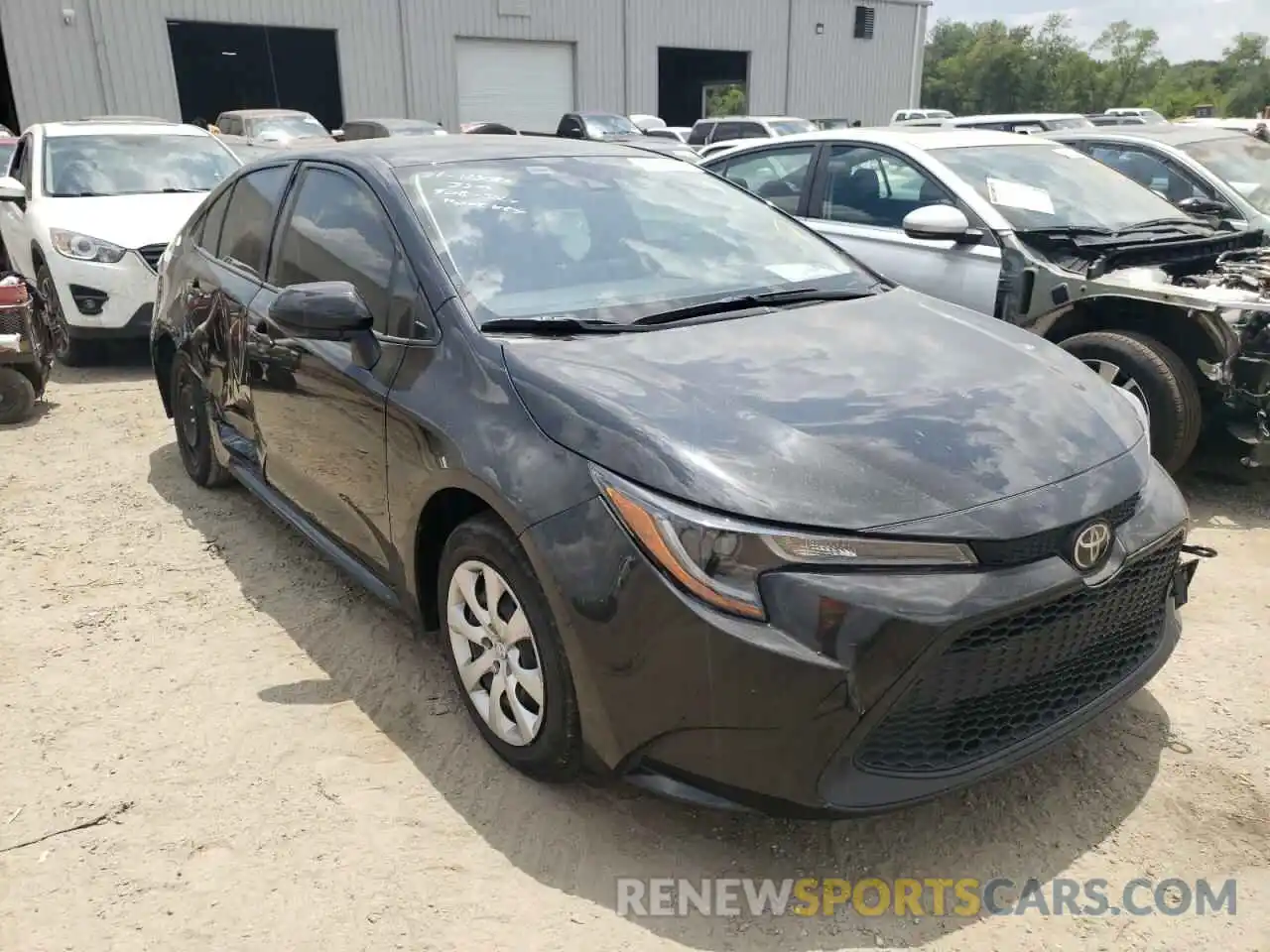 1 Photograph of a damaged car JTDEPRAE3LJ031855 TOYOTA COROLLA 2020