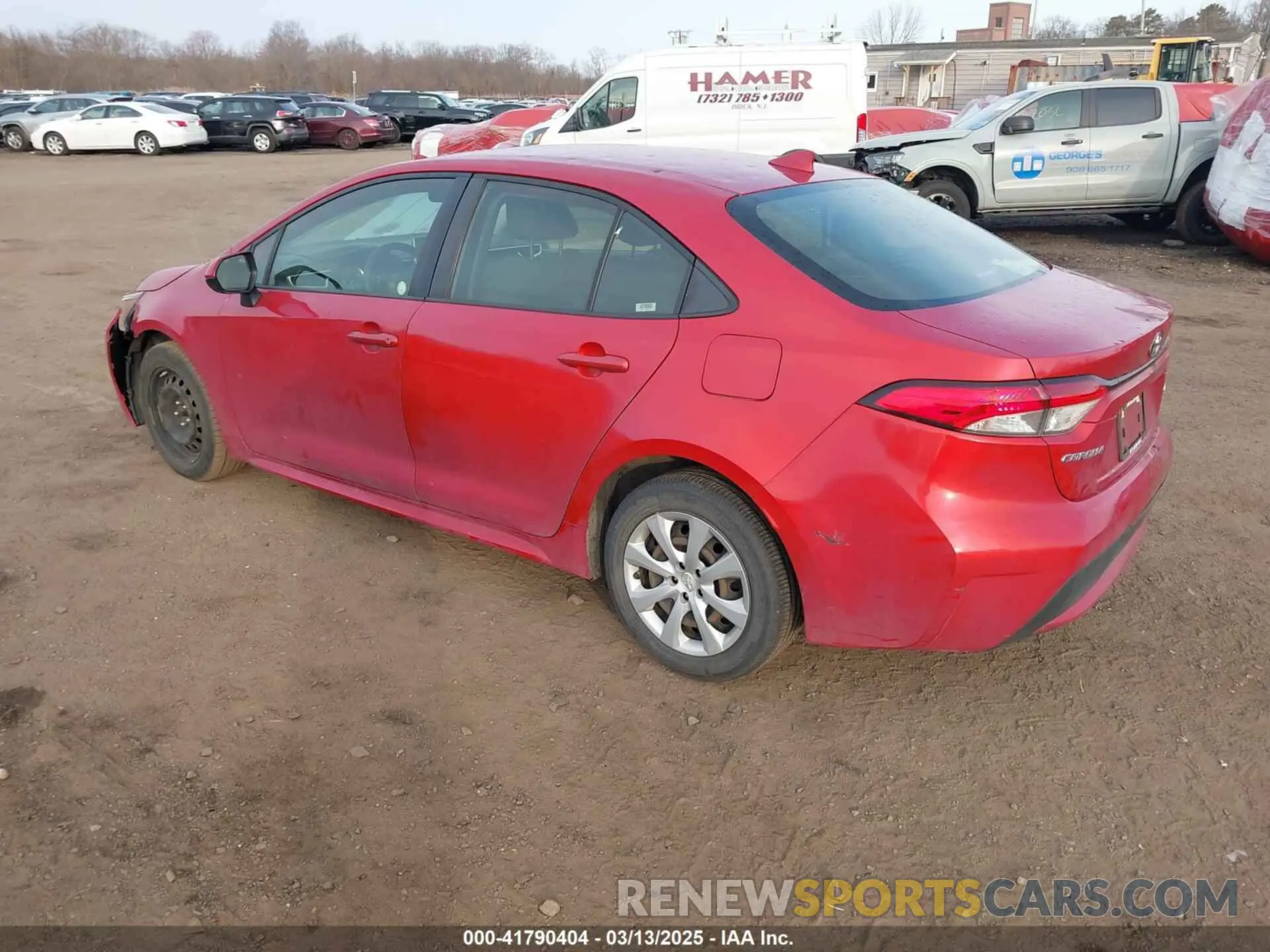 3 Photograph of a damaged car JTDEPRAE3LJ032276 TOYOTA COROLLA 2020