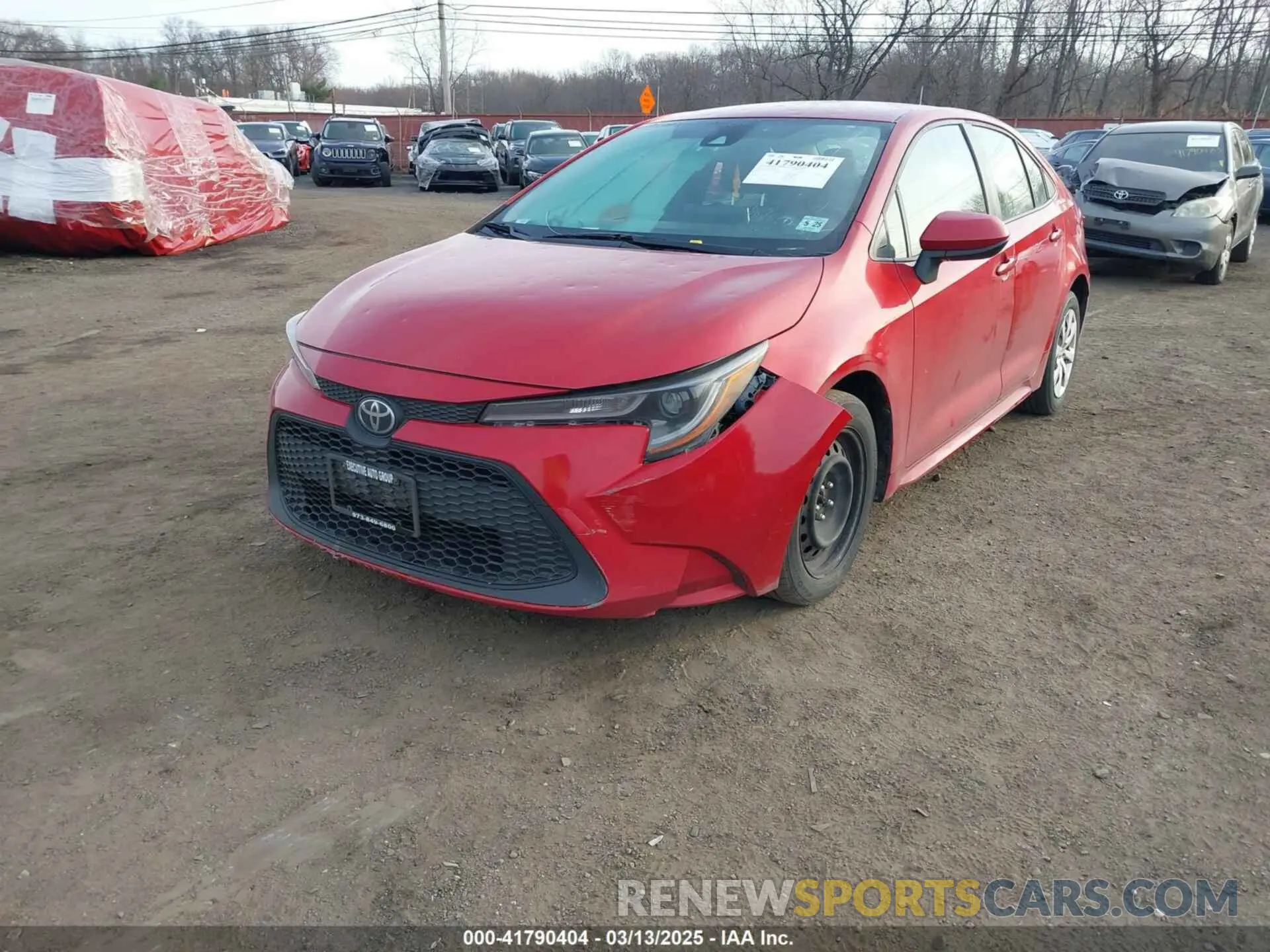 6 Photograph of a damaged car JTDEPRAE3LJ032276 TOYOTA COROLLA 2020
