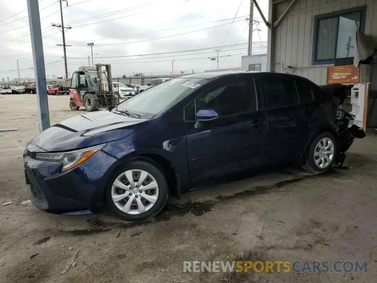 1 Photograph of a damaged car JTDEPRAE3LJ032925 TOYOTA COROLLA 2020
