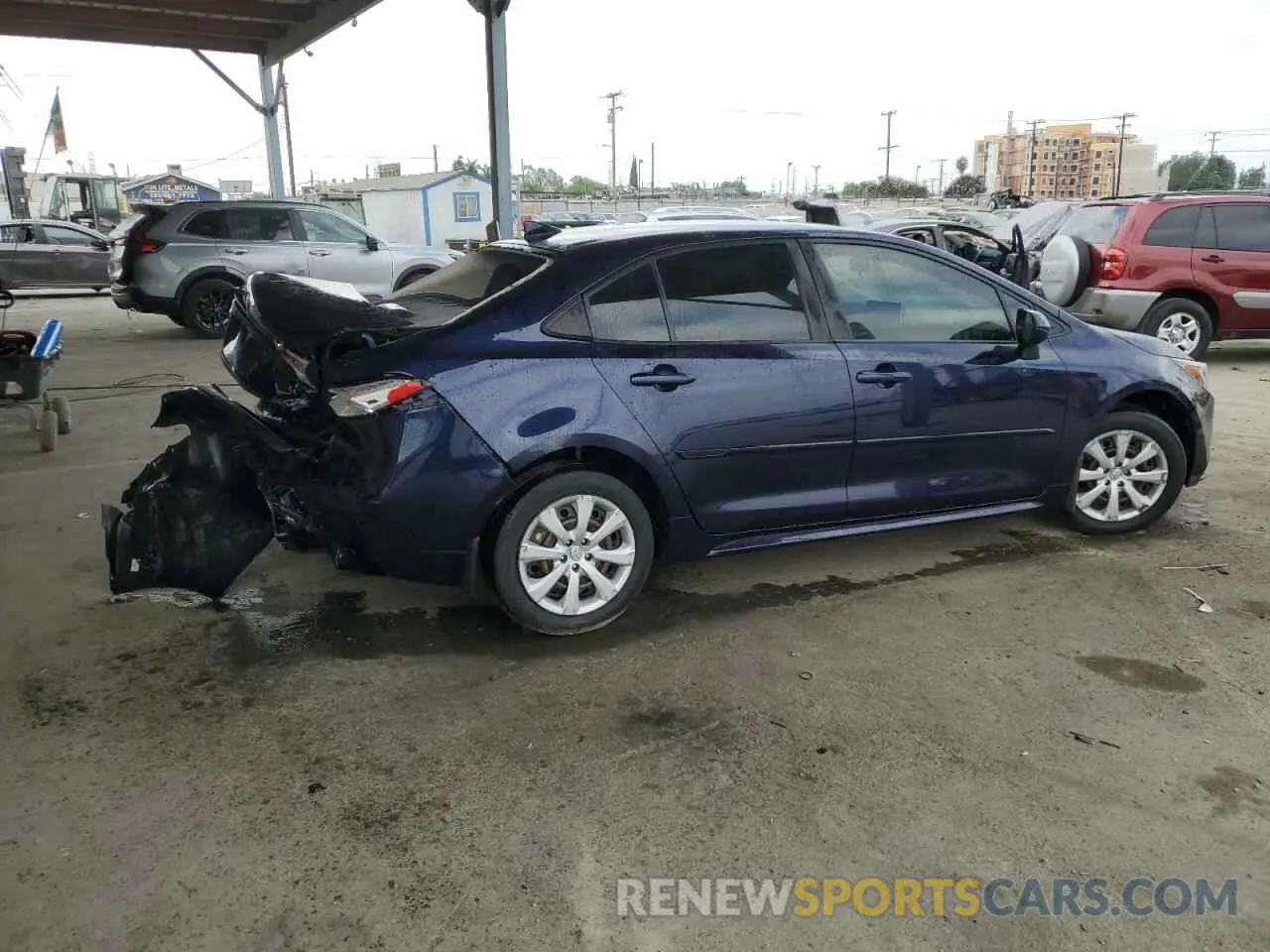 3 Photograph of a damaged car JTDEPRAE3LJ032925 TOYOTA COROLLA 2020