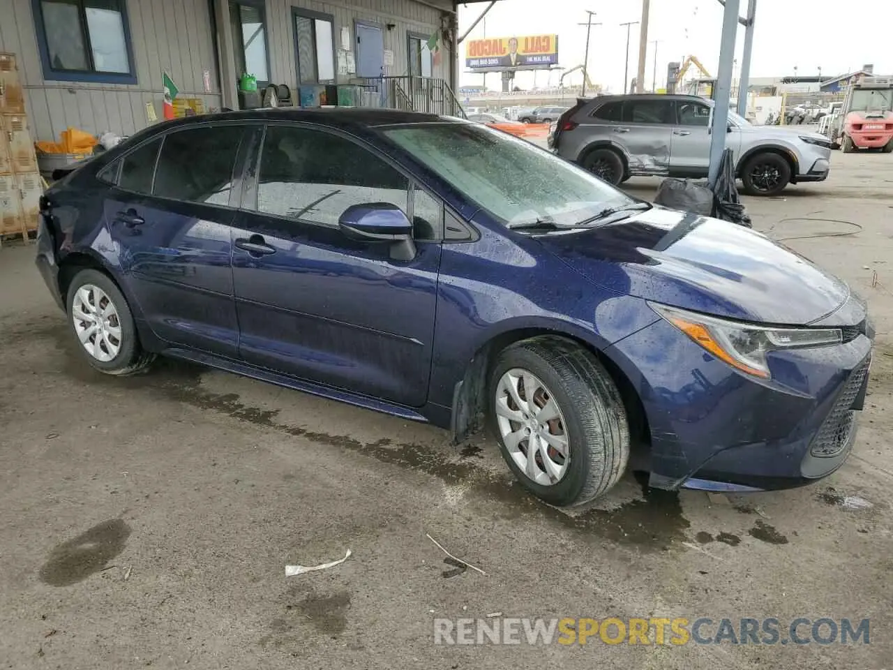 4 Photograph of a damaged car JTDEPRAE3LJ032925 TOYOTA COROLLA 2020