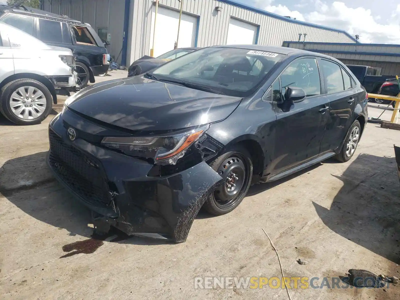 2 Photograph of a damaged car JTDEPRAE3LJ033962 TOYOTA COROLLA 2020