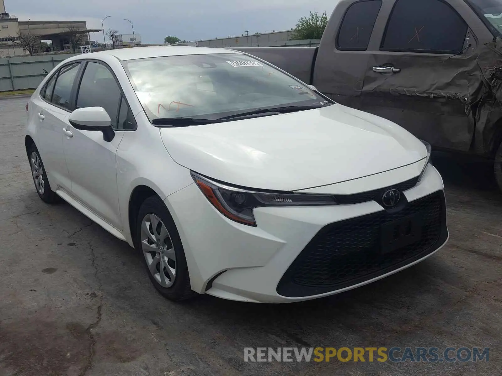 1 Photograph of a damaged car JTDEPRAE3LJ034917 TOYOTA COROLLA 2020