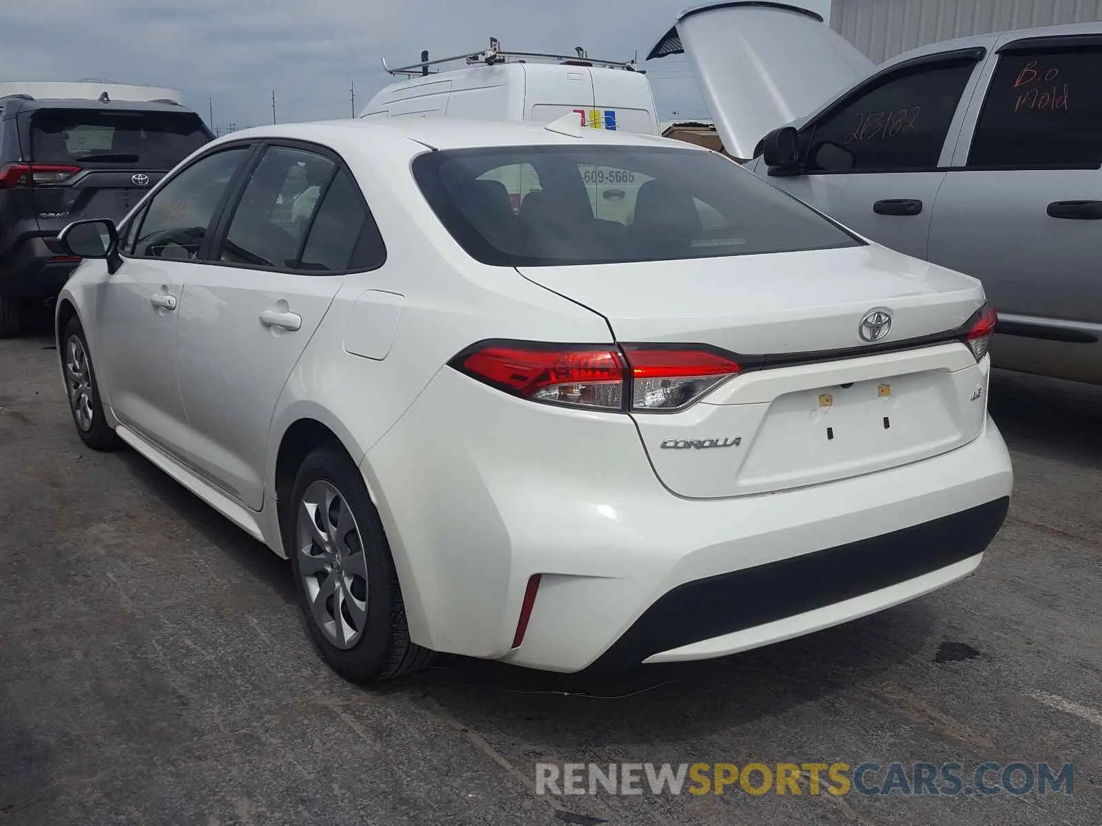 3 Photograph of a damaged car JTDEPRAE3LJ034917 TOYOTA COROLLA 2020