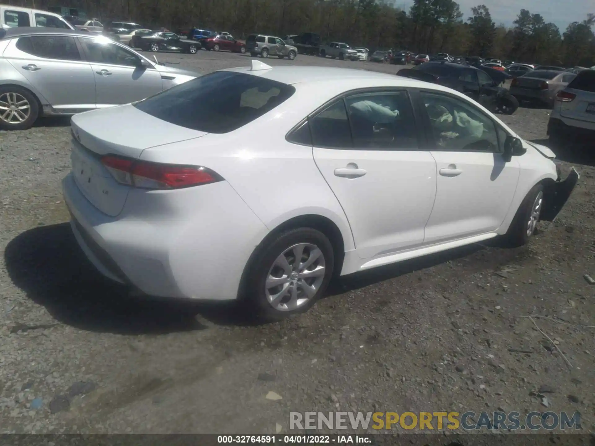 4 Photograph of a damaged car JTDEPRAE3LJ034951 TOYOTA COROLLA 2020