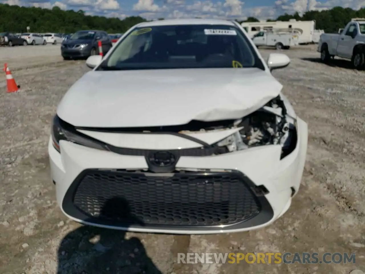 9 Photograph of a damaged car JTDEPRAE3LJ038725 TOYOTA COROLLA 2020