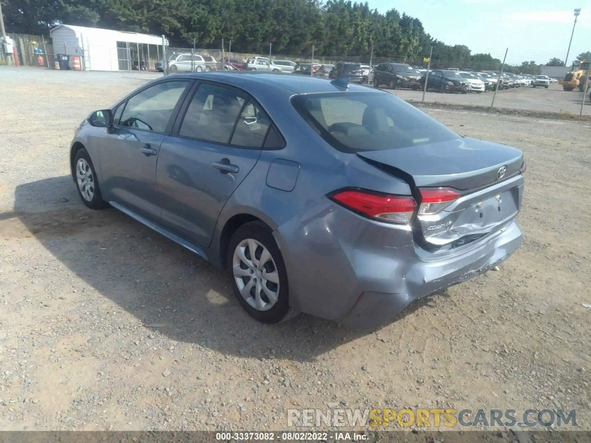 3 Photograph of a damaged car JTDEPRAE3LJ039308 TOYOTA COROLLA 2020