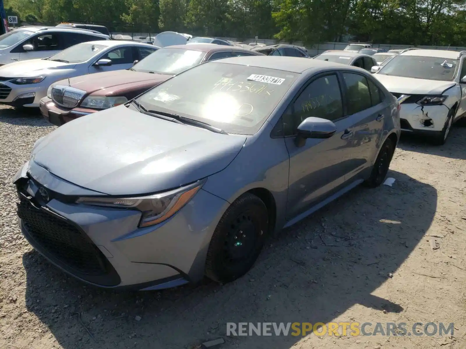 2 Photograph of a damaged car JTDEPRAE3LJ039342 TOYOTA COROLLA 2020