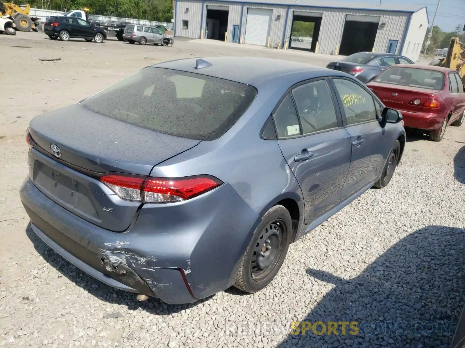 4 Photograph of a damaged car JTDEPRAE3LJ039342 TOYOTA COROLLA 2020