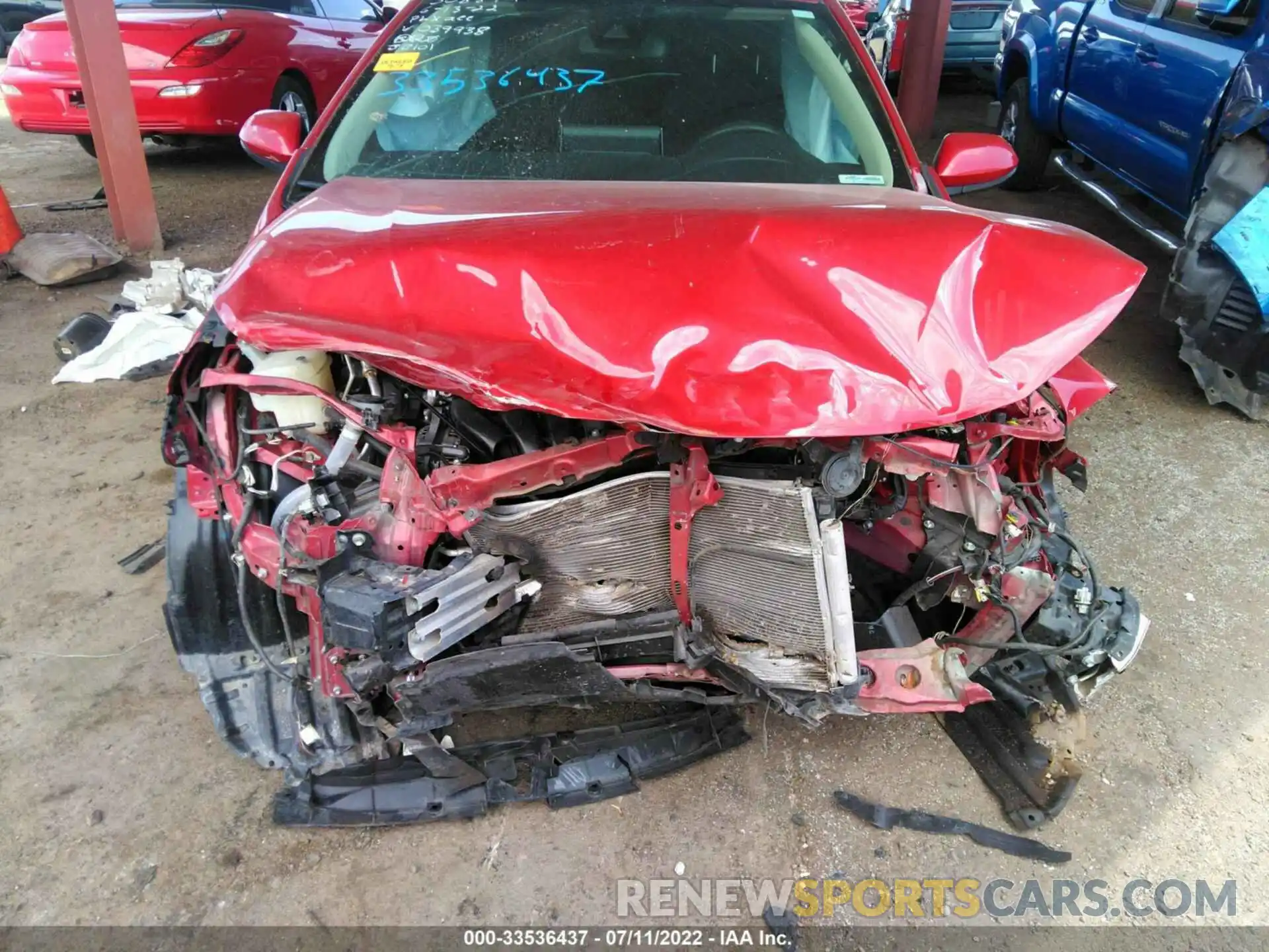 6 Photograph of a damaged car JTDEPRAE3LJ039938 TOYOTA COROLLA 2020