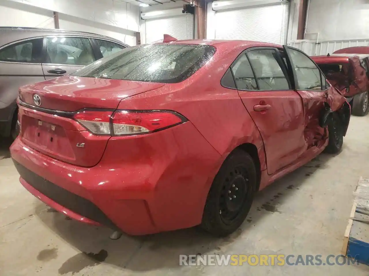 4 Photograph of a damaged car JTDEPRAE3LJ042063 TOYOTA COROLLA 2020