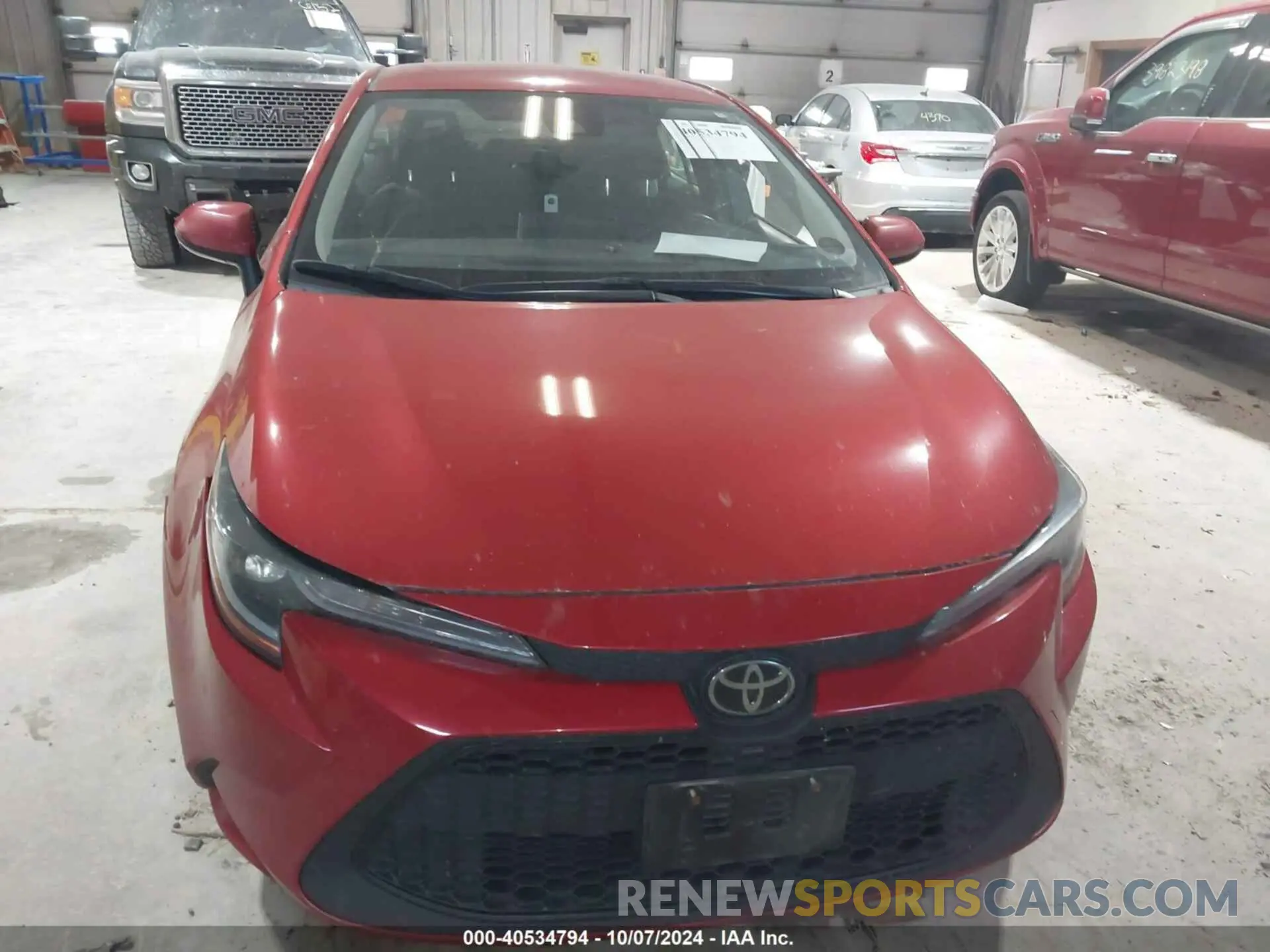 12 Photograph of a damaged car JTDEPRAE3LJ043178 TOYOTA COROLLA 2020