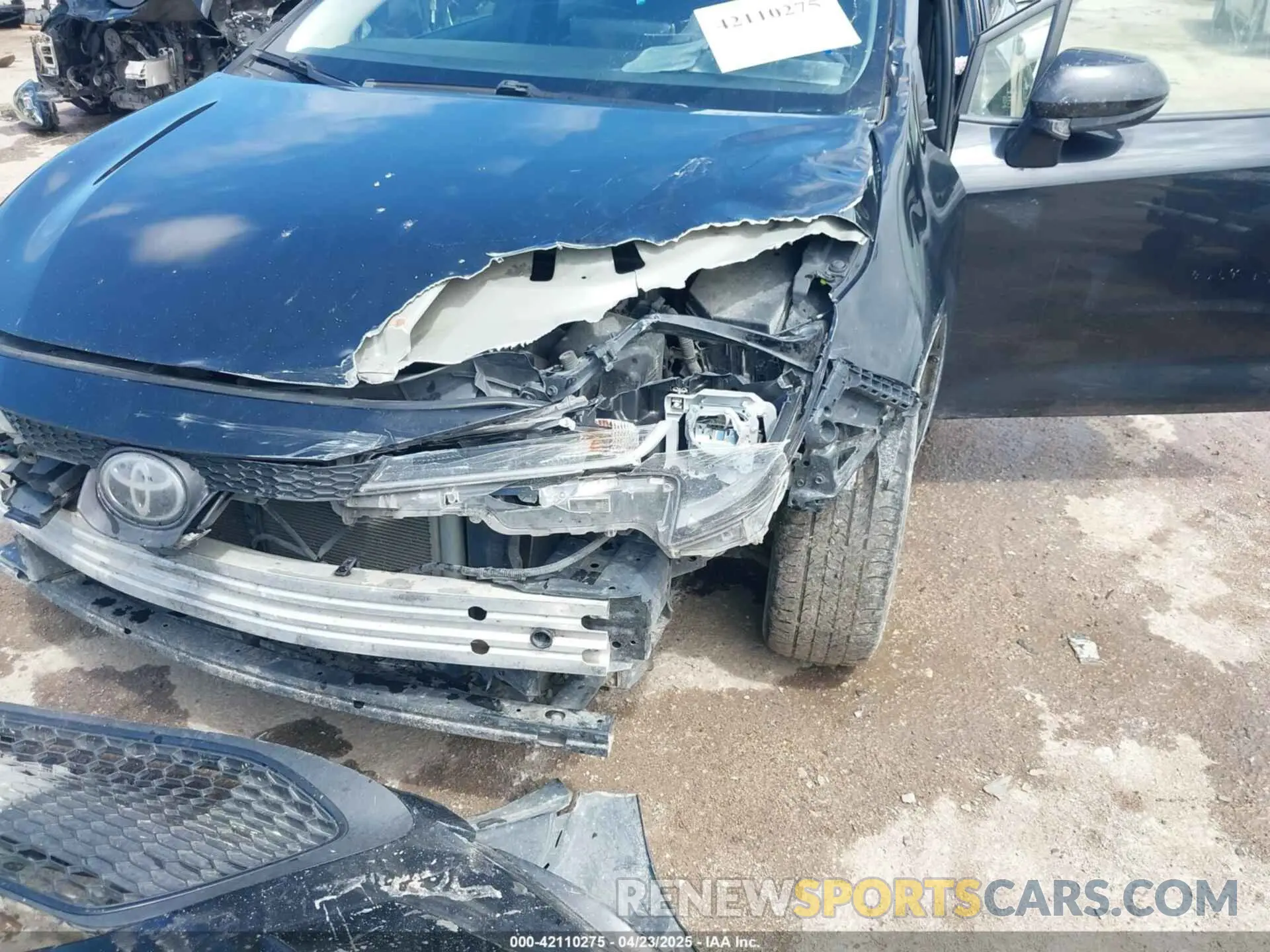 6 Photograph of a damaged car JTDEPRAE3LJ043858 TOYOTA COROLLA 2020