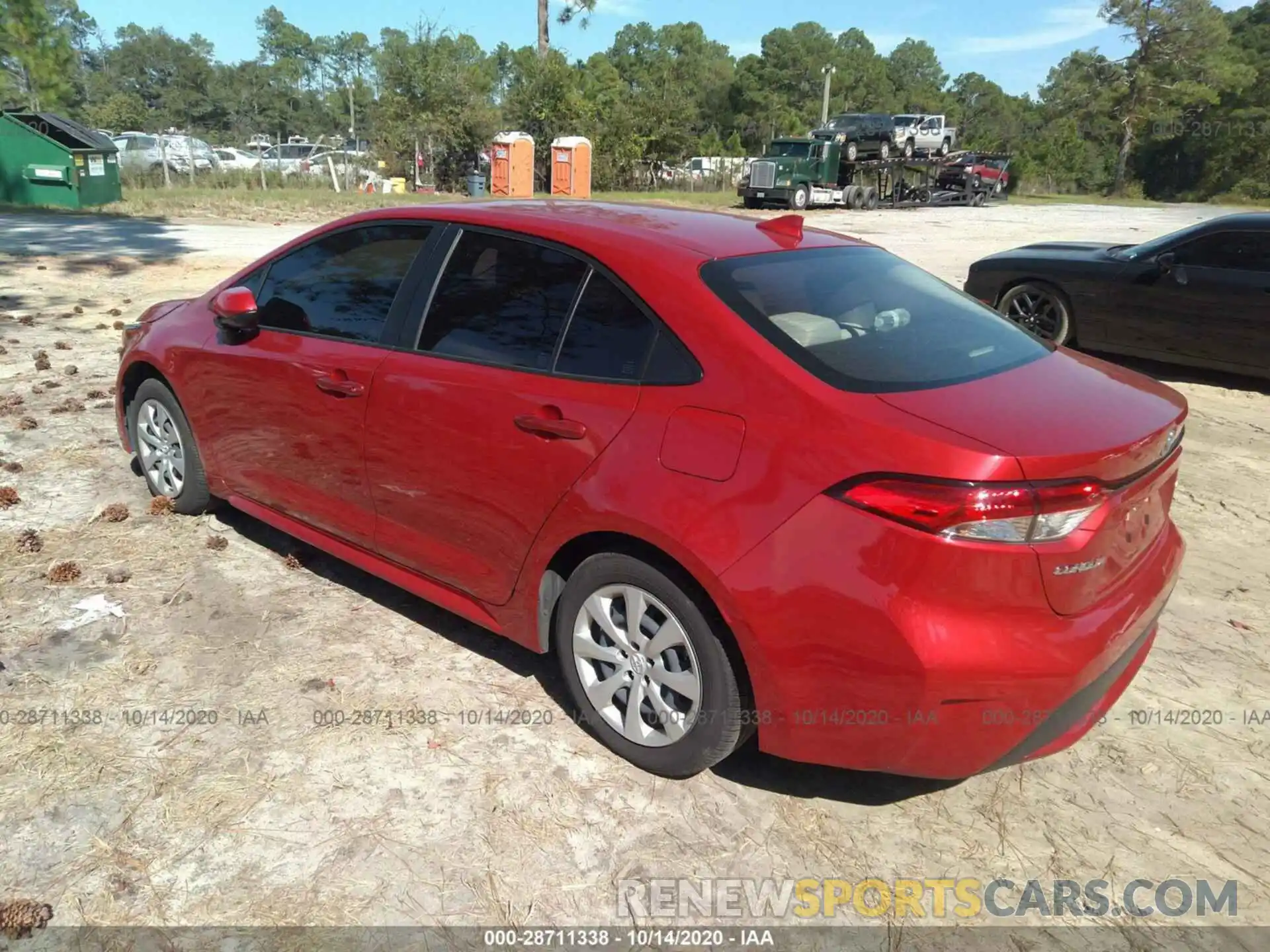 3 Photograph of a damaged car JTDEPRAE3LJ048820 TOYOTA COROLLA 2020