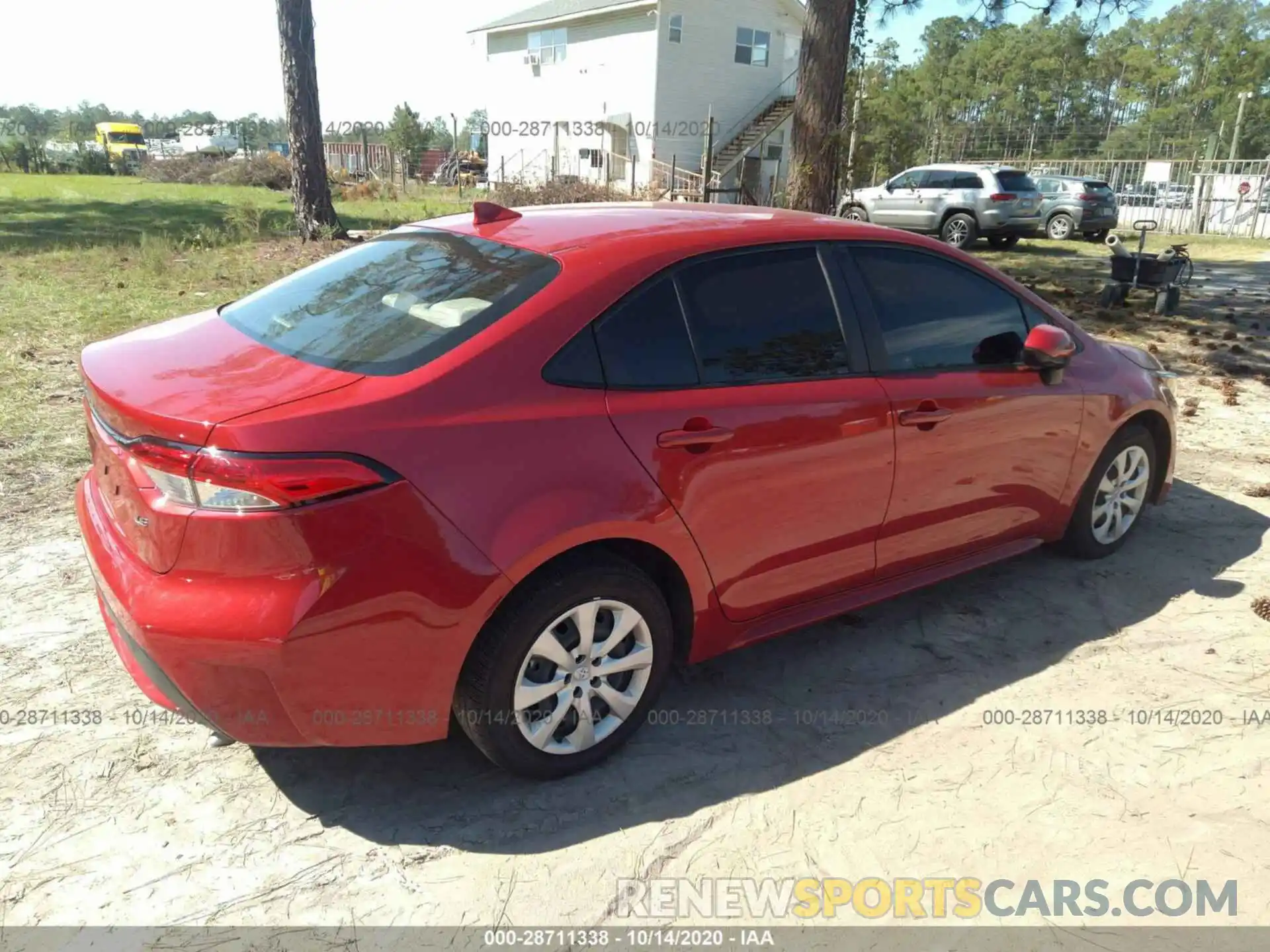 4 Photograph of a damaged car JTDEPRAE3LJ048820 TOYOTA COROLLA 2020