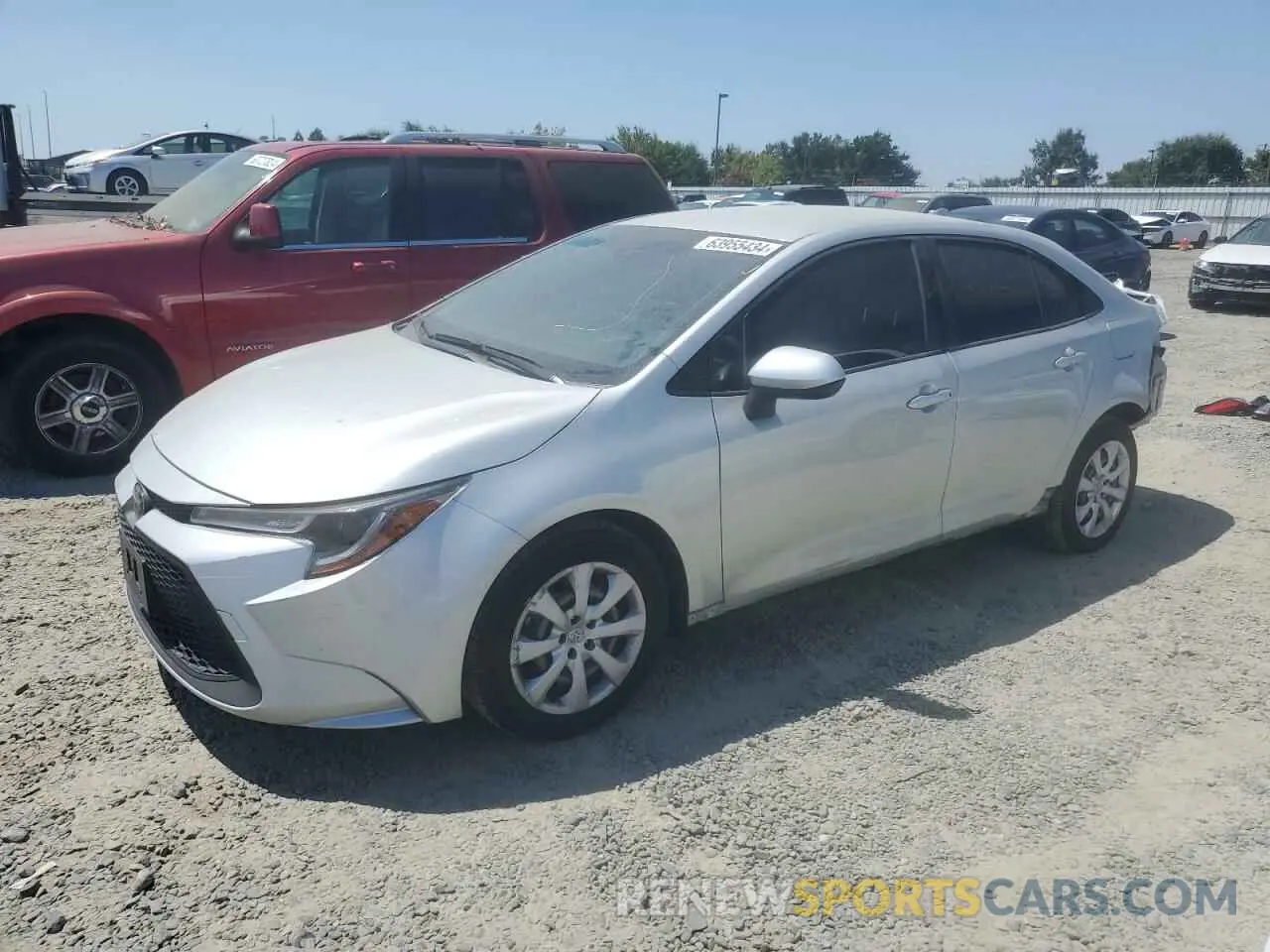 1 Photograph of a damaged car JTDEPRAE3LJ051507 TOYOTA COROLLA 2020