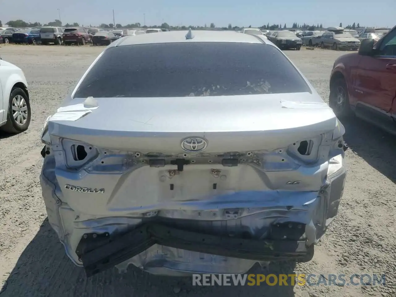 6 Photograph of a damaged car JTDEPRAE3LJ051507 TOYOTA COROLLA 2020