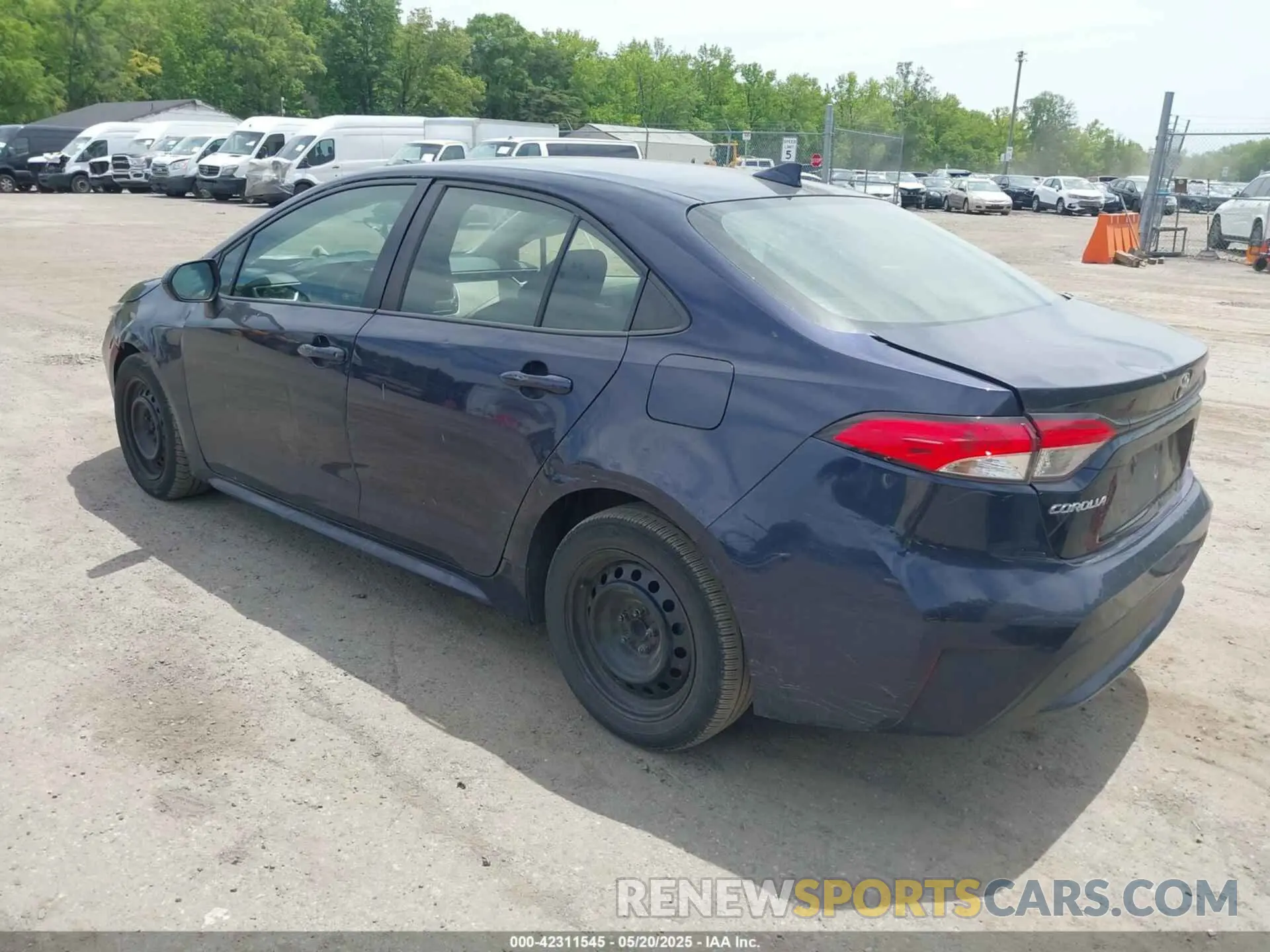 3 Photograph of a damaged car JTDEPRAE3LJ052155 TOYOTA COROLLA 2020