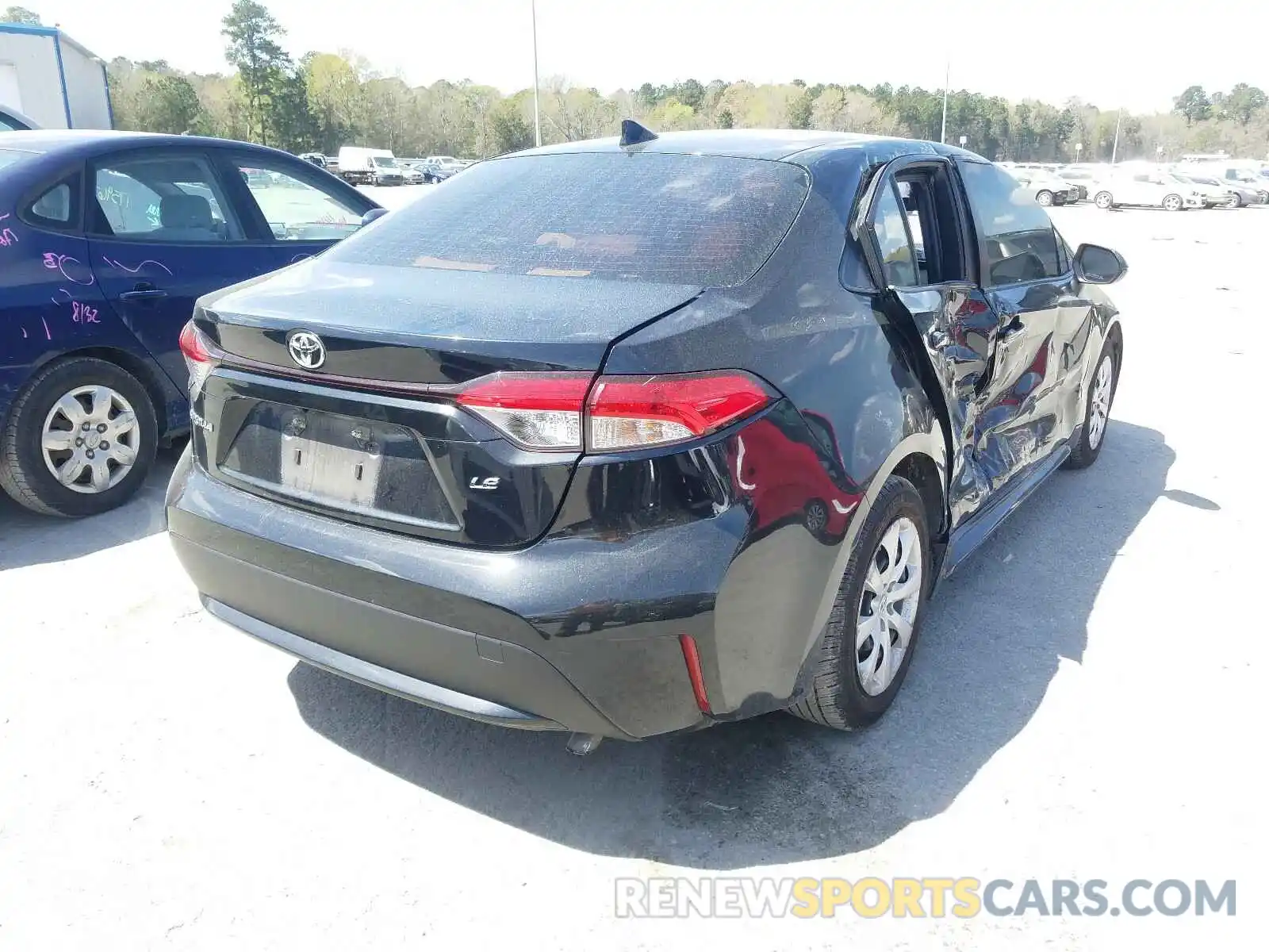 4 Photograph of a damaged car JTDEPRAE3LJ057565 TOYOTA COROLLA 2020