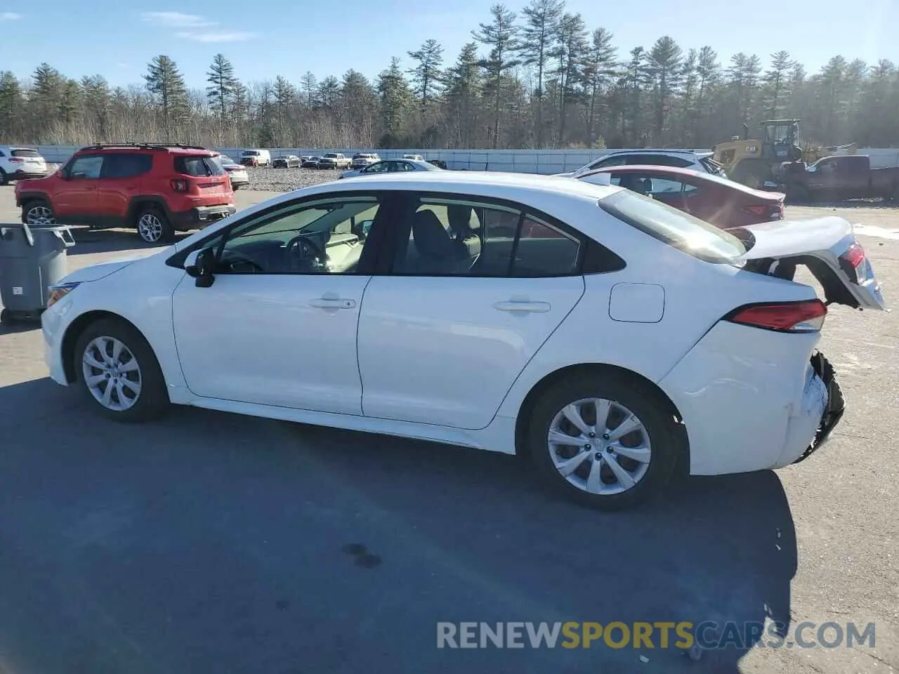 2 Photograph of a damaged car JTDEPRAE3LJ057887 TOYOTA COROLLA 2020