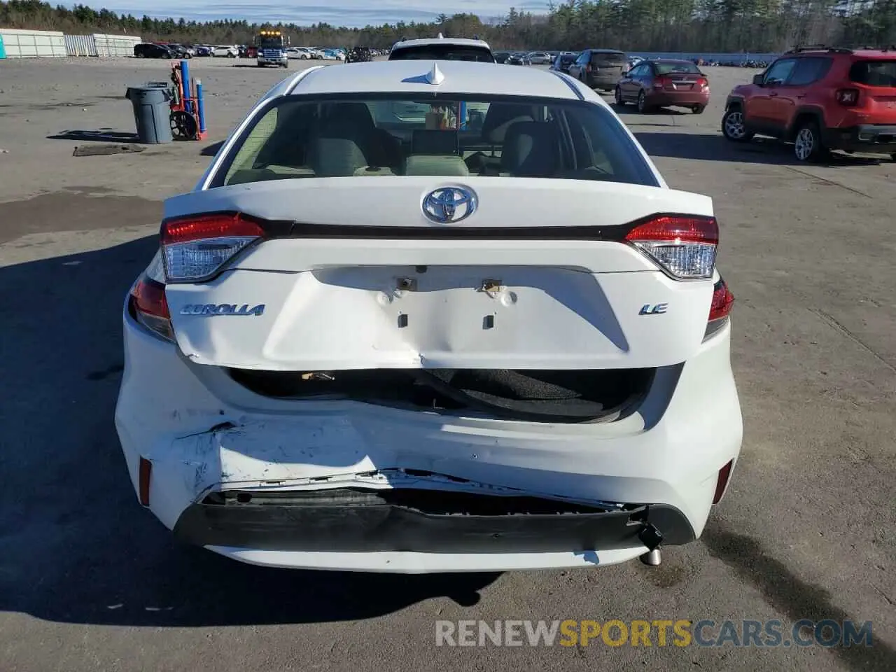 6 Photograph of a damaged car JTDEPRAE3LJ057887 TOYOTA COROLLA 2020