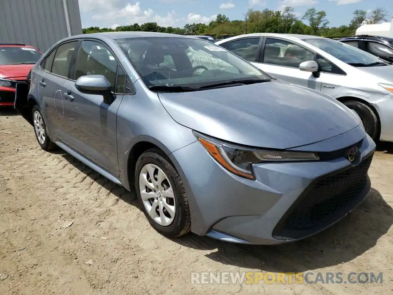 1 Photograph of a damaged car JTDEPRAE3LJ064807 TOYOTA COROLLA 2020