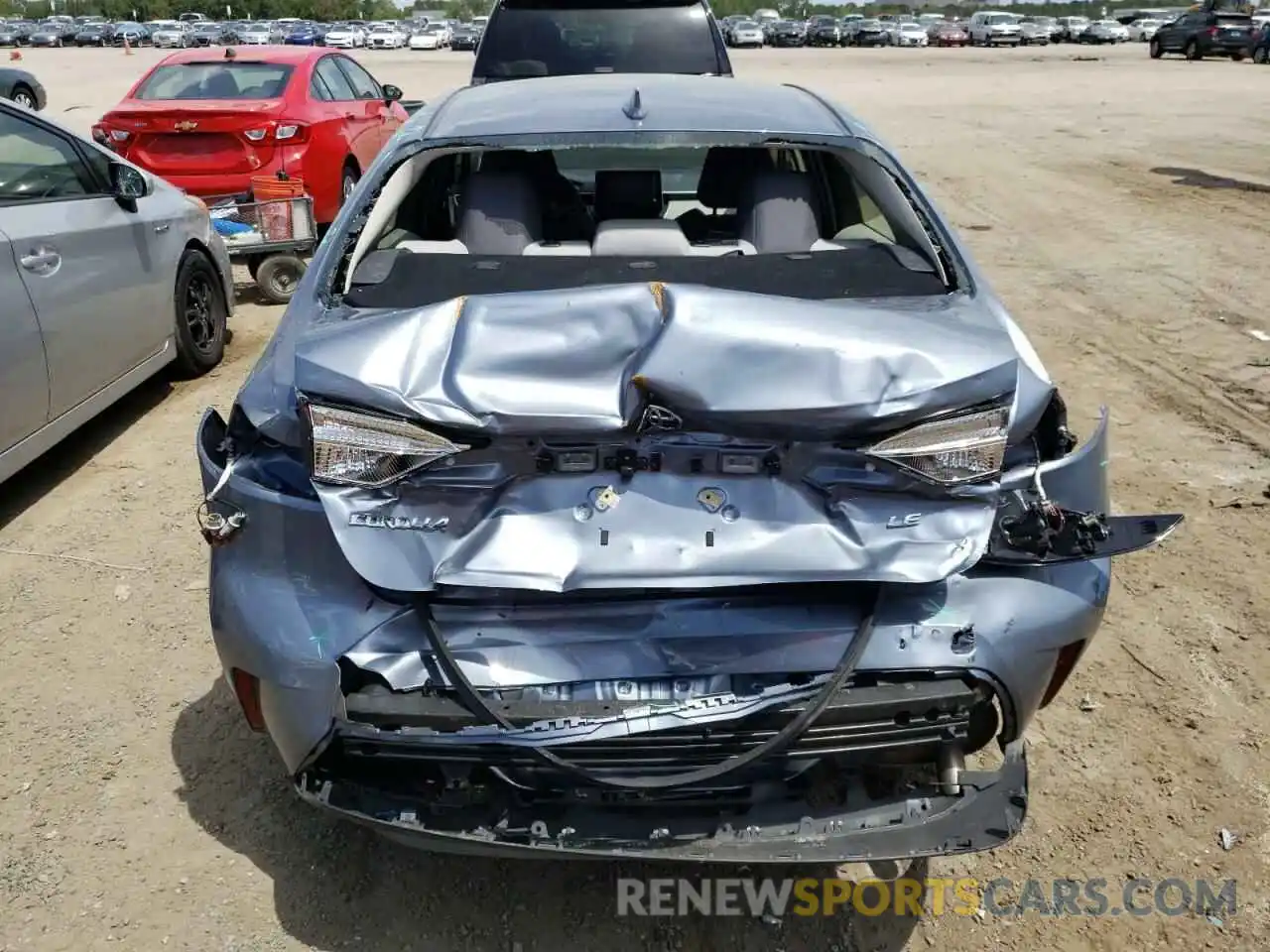 9 Photograph of a damaged car JTDEPRAE3LJ064807 TOYOTA COROLLA 2020