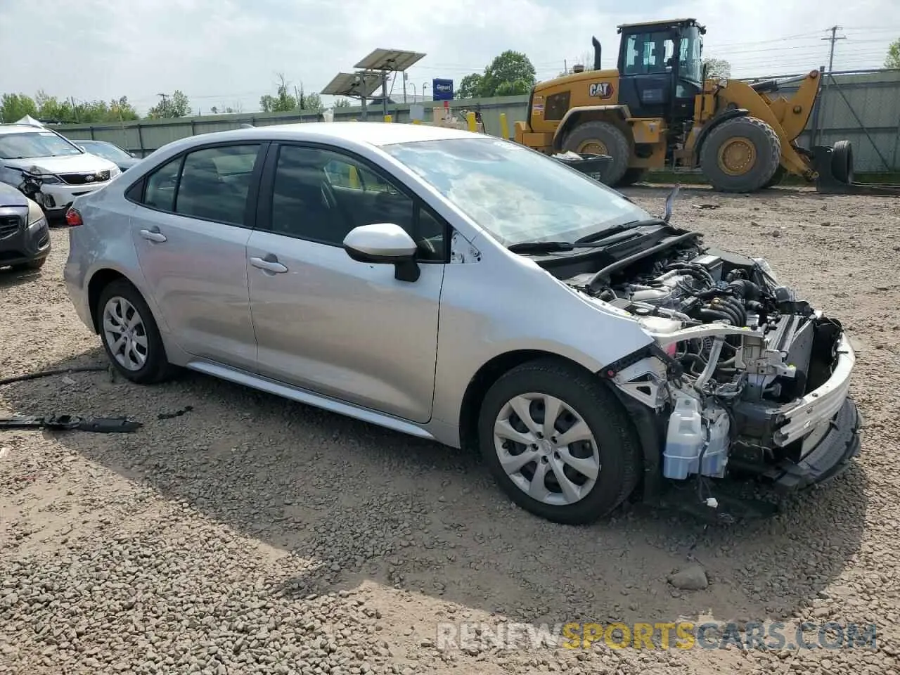 4 Photograph of a damaged car JTDEPRAE3LJ065777 TOYOTA COROLLA 2020
