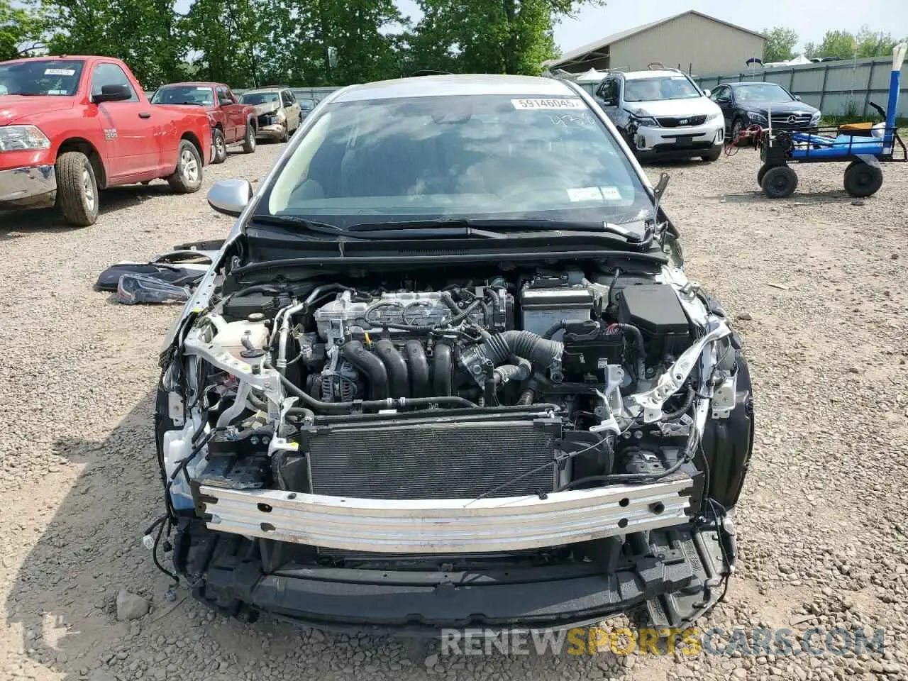 5 Photograph of a damaged car JTDEPRAE3LJ065777 TOYOTA COROLLA 2020
