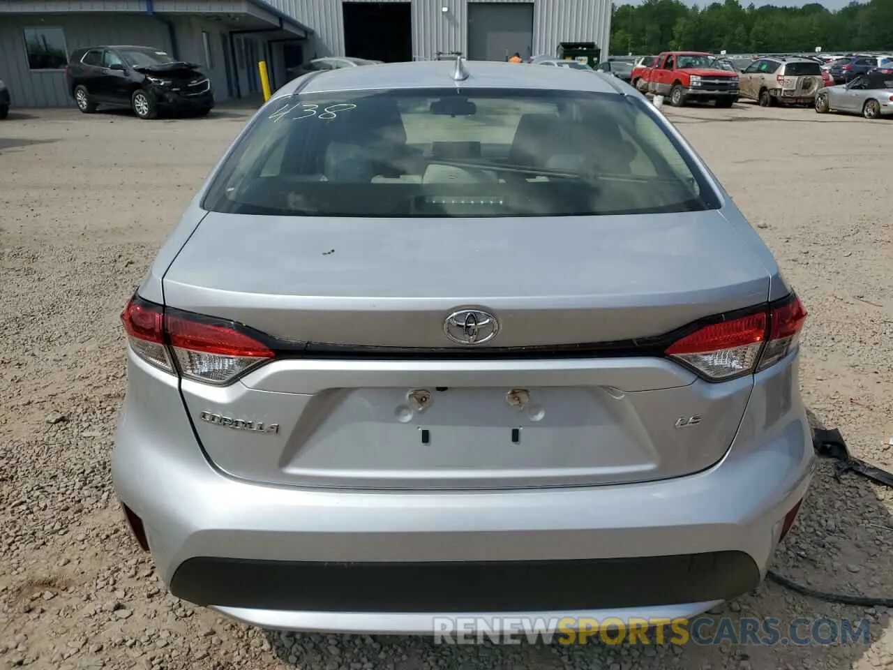 6 Photograph of a damaged car JTDEPRAE3LJ065777 TOYOTA COROLLA 2020